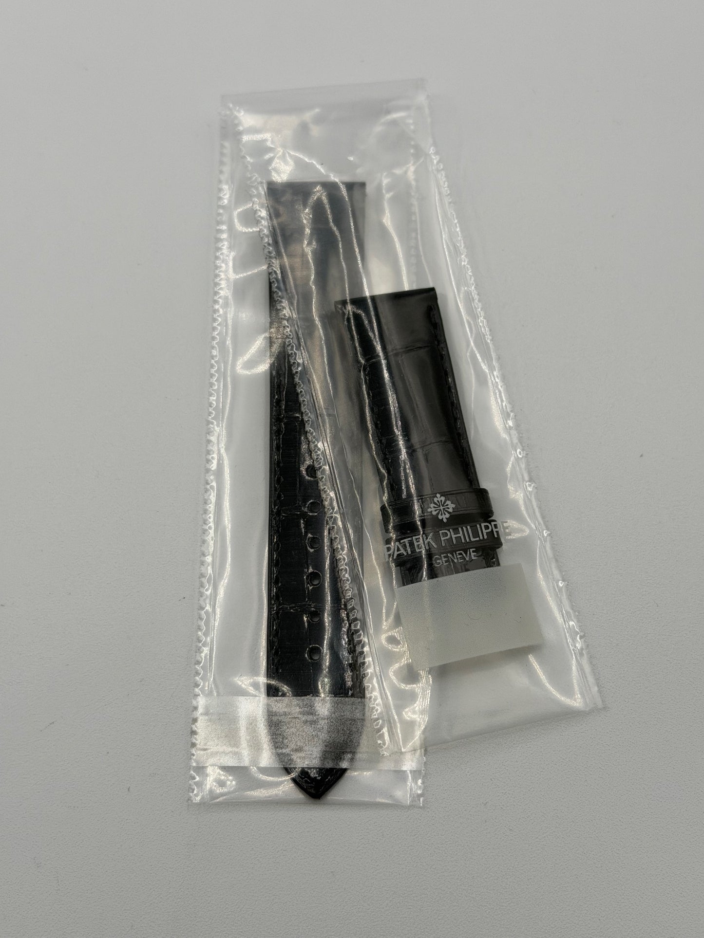 Patek Philippe cinturino alligatore nero black strap 20/18mm