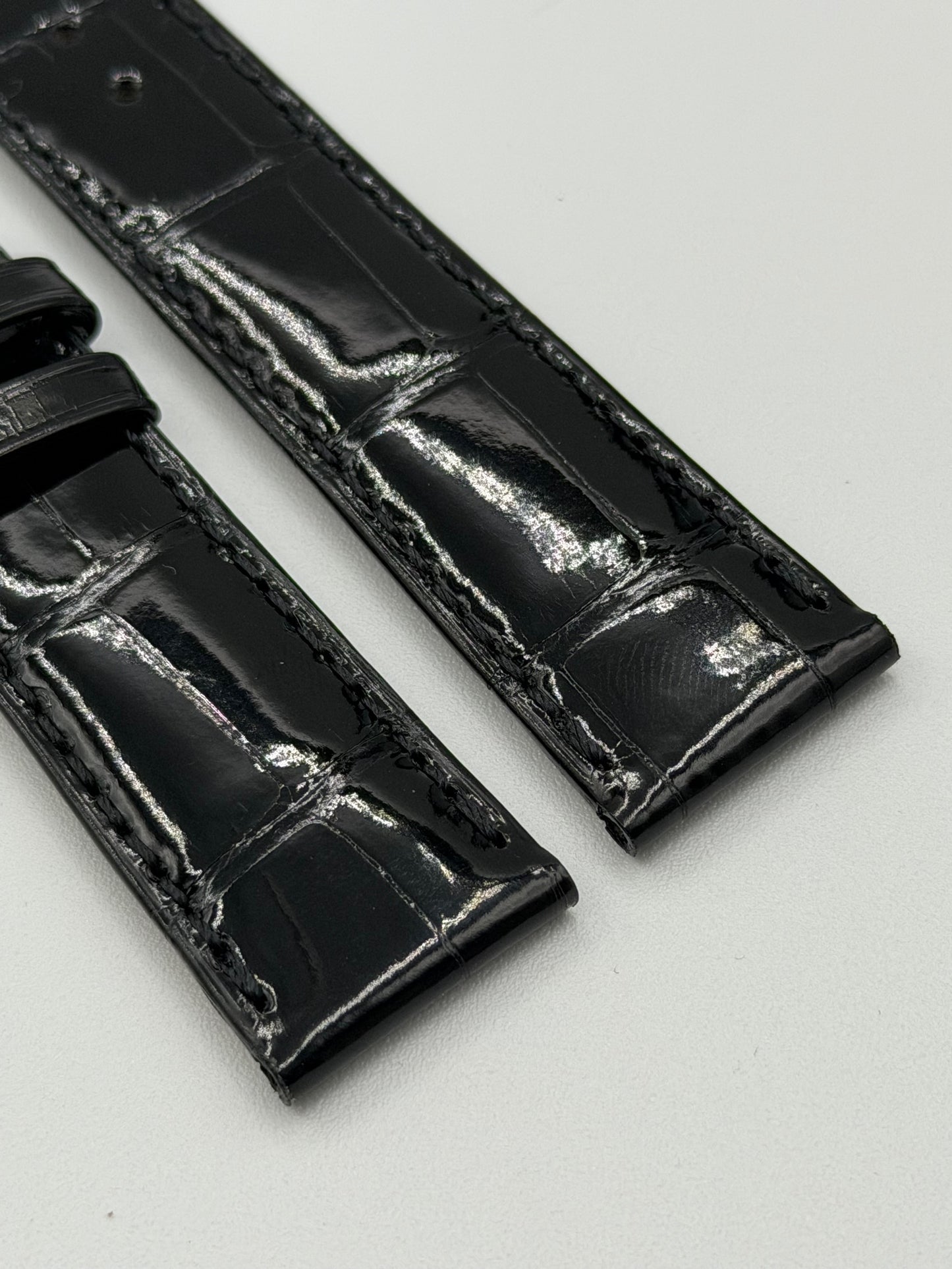 Patek Philippe cinturino alligatore nero black strap 20/18mm