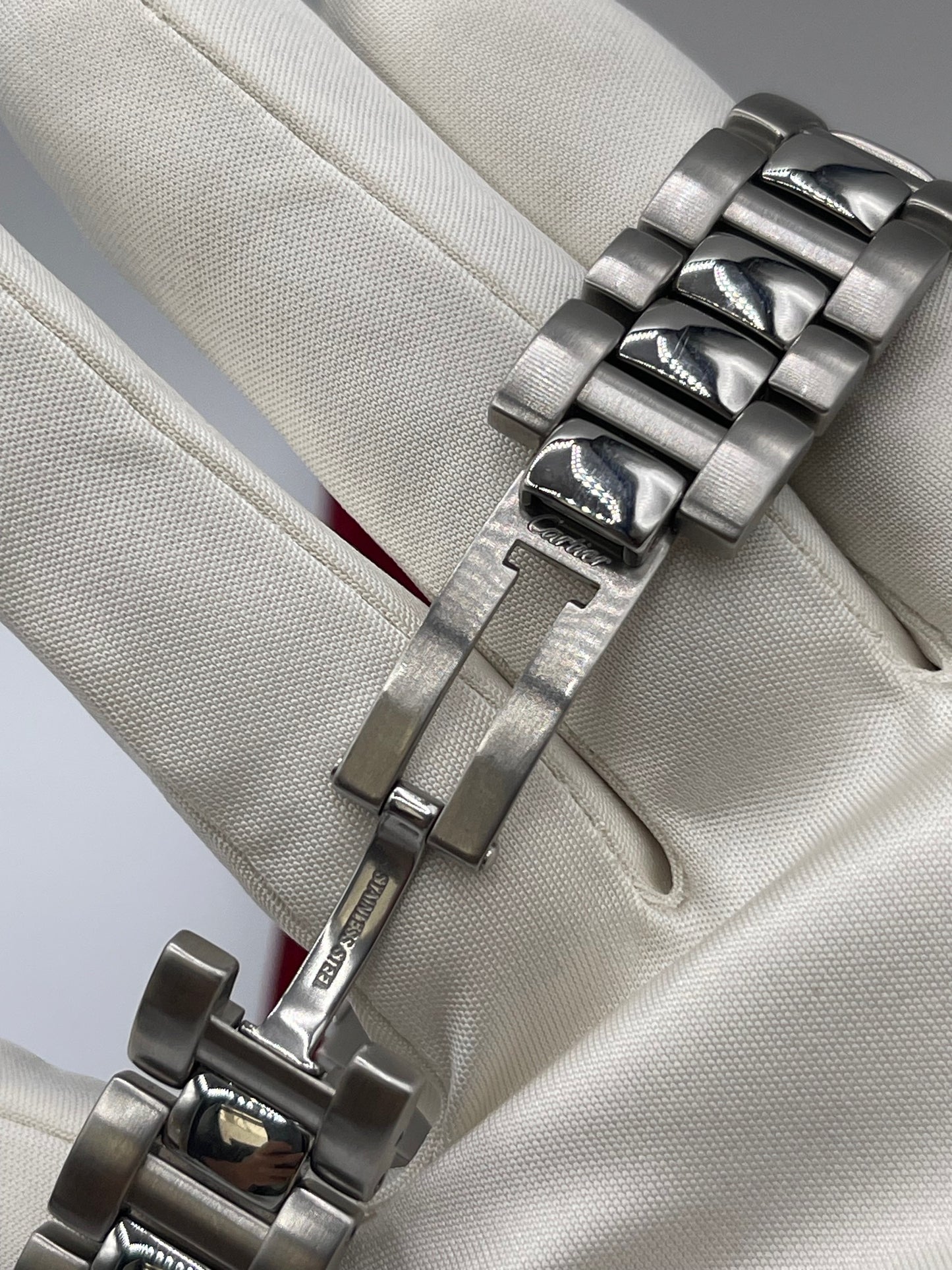 Cartier Pasha Chronograph Seatimer 38mm acciaio steel ref W31030H3 2113