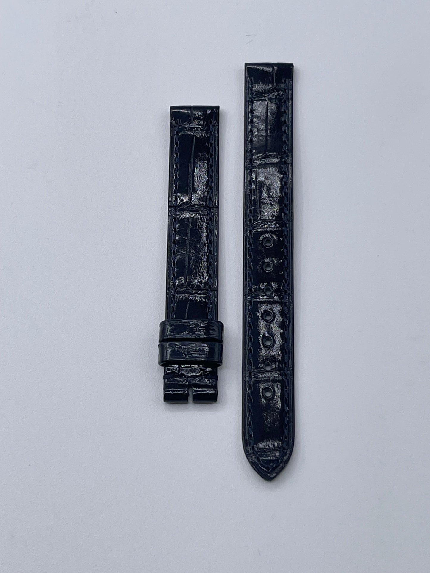 Cartier cinturino orologio alligatore dark blue KD32AN85 12/12