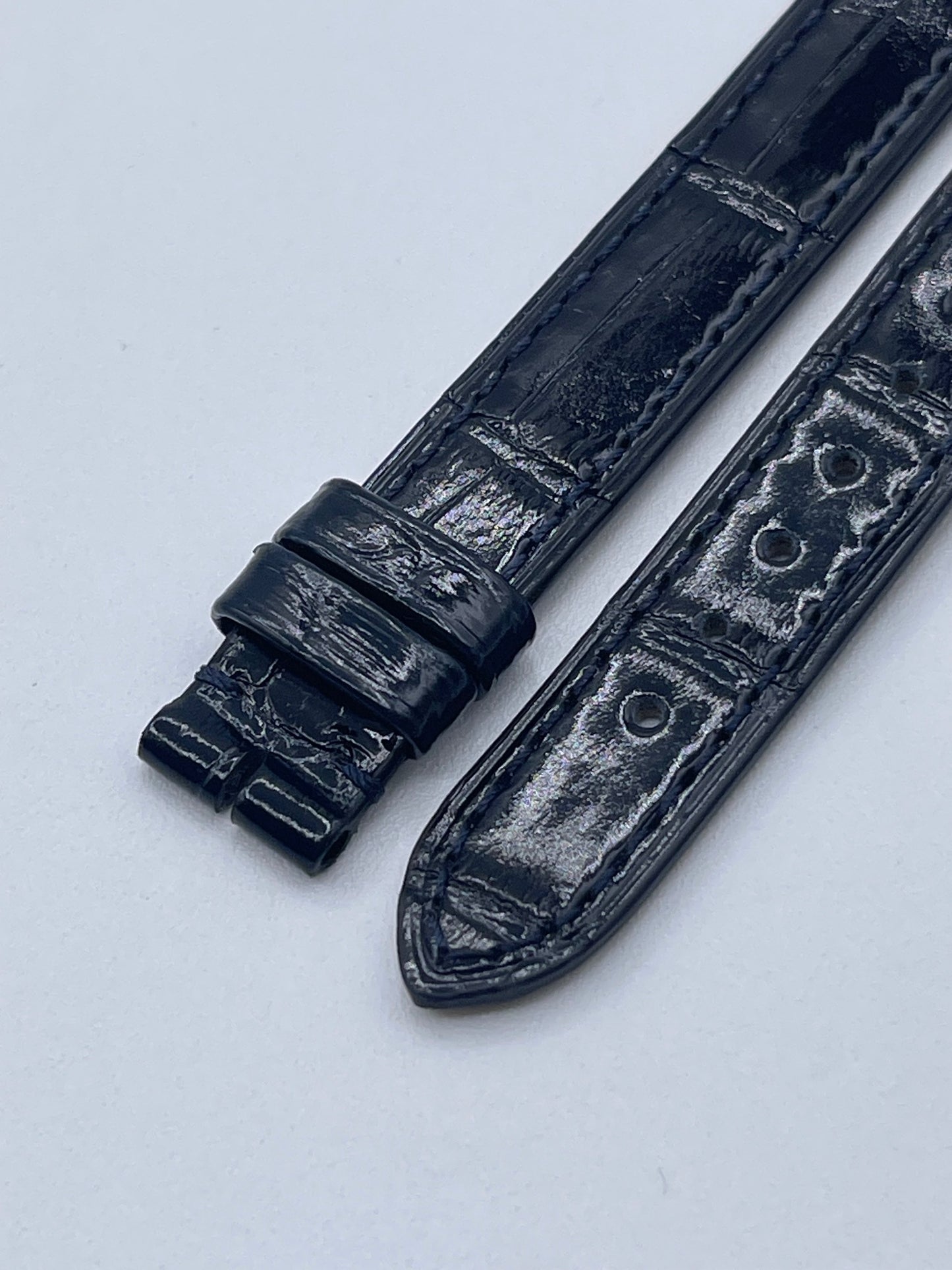 Cartier cinturino orologio alligatore dark blue KD32AN85 12/12
