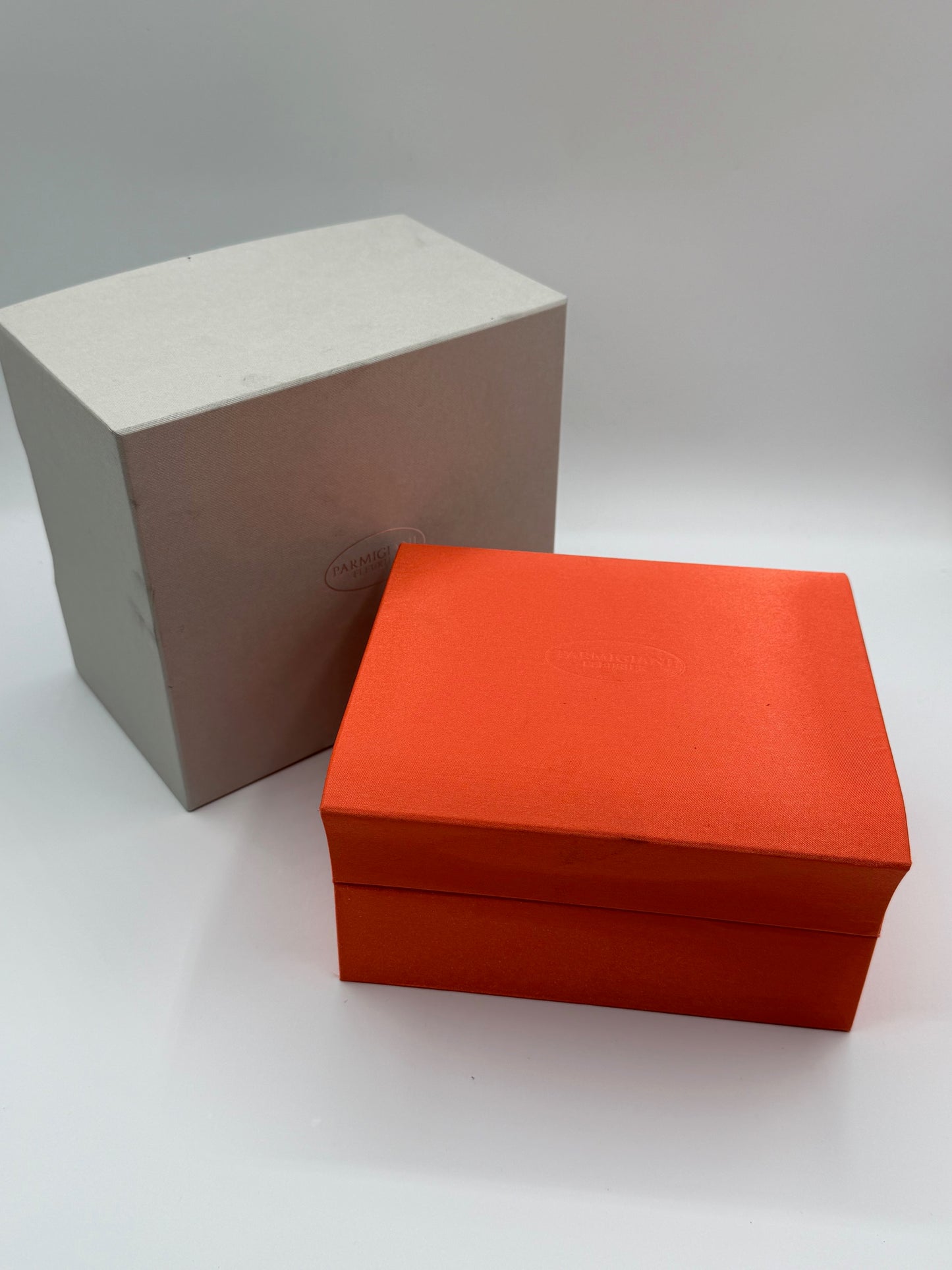 Parmigiani Fleurier scatola orologio watch box arancione orange