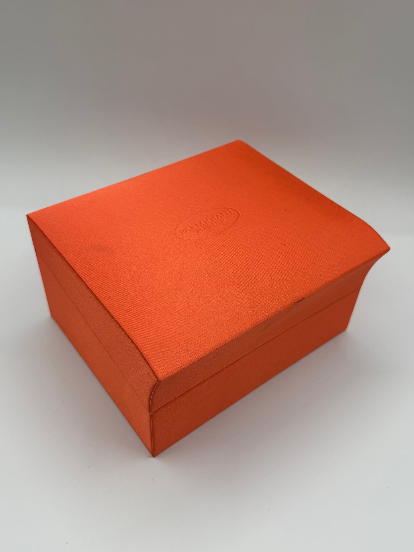 Parmigiani Fleurier scatola orologio watch box arancione orange
