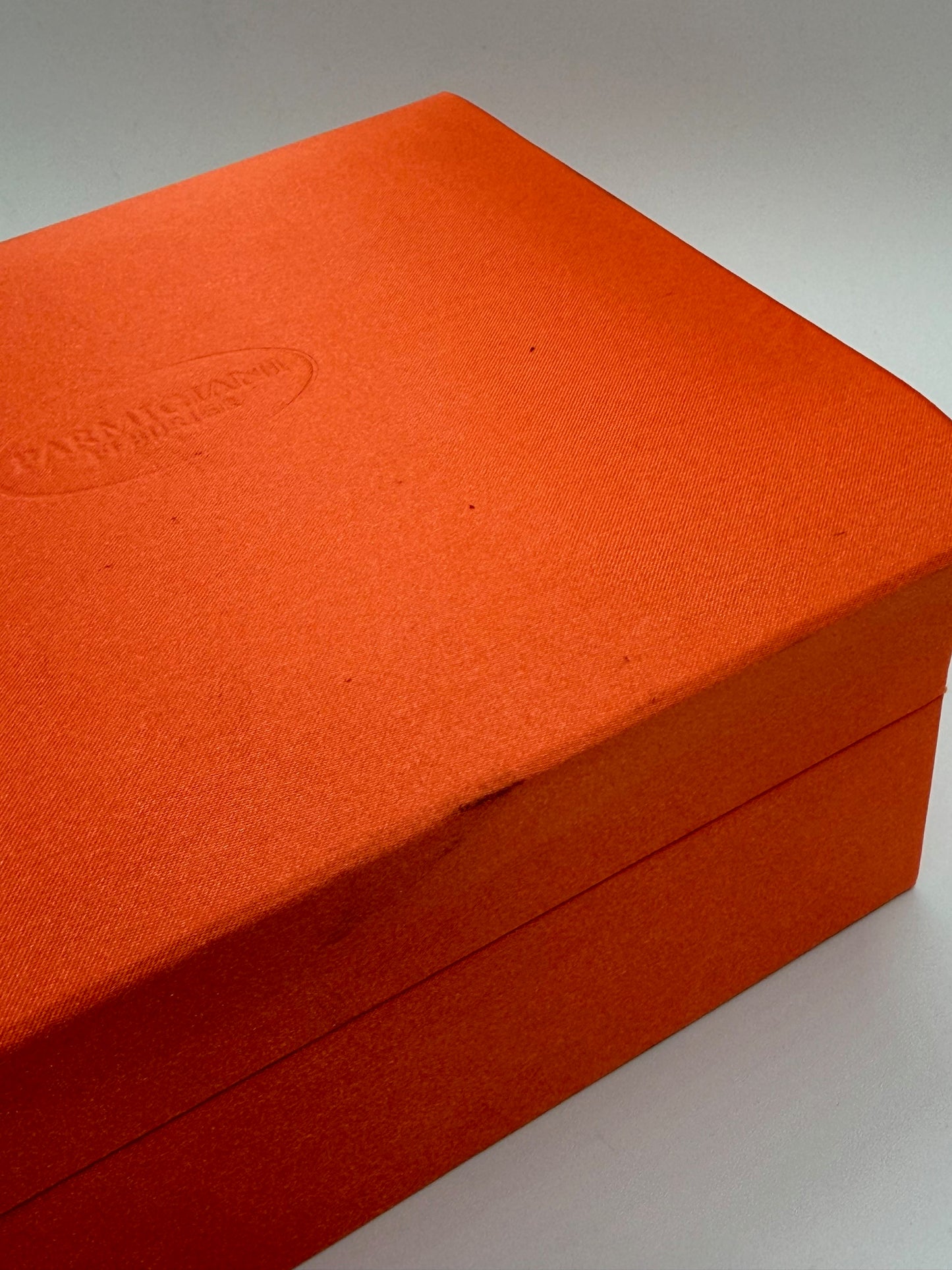 Parmigiani Fleurier scatola orologio watch box arancione orange