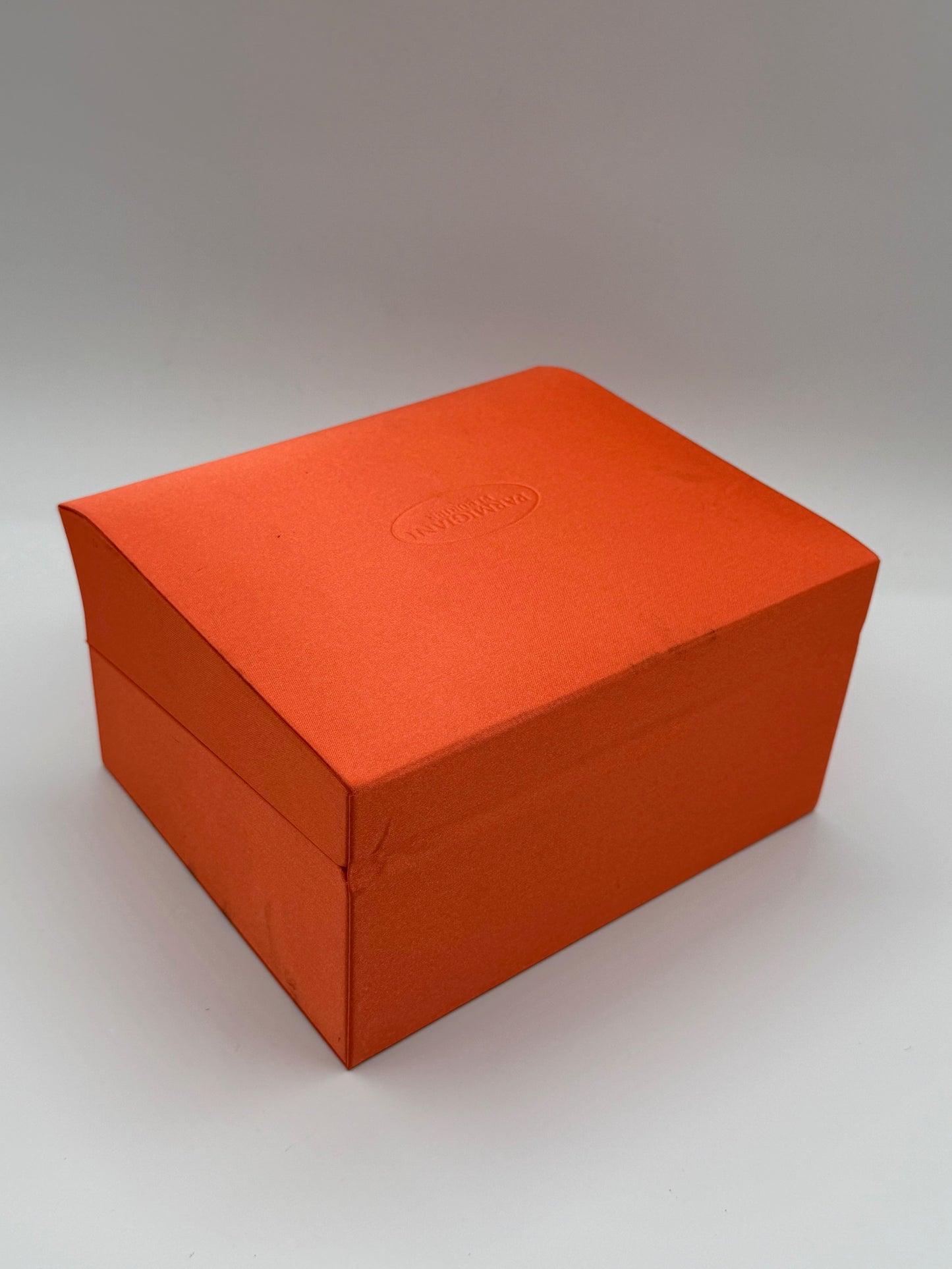 Parmigiani Fleurier scatola orologio watch box arancione orange