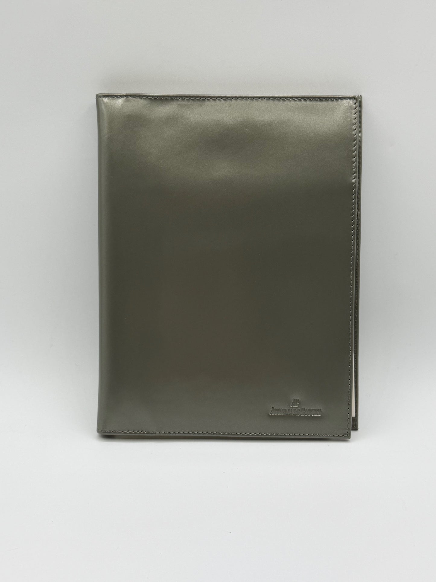 Audemars Piguet agenda block notes notepad pelle grigia grey leather vintage