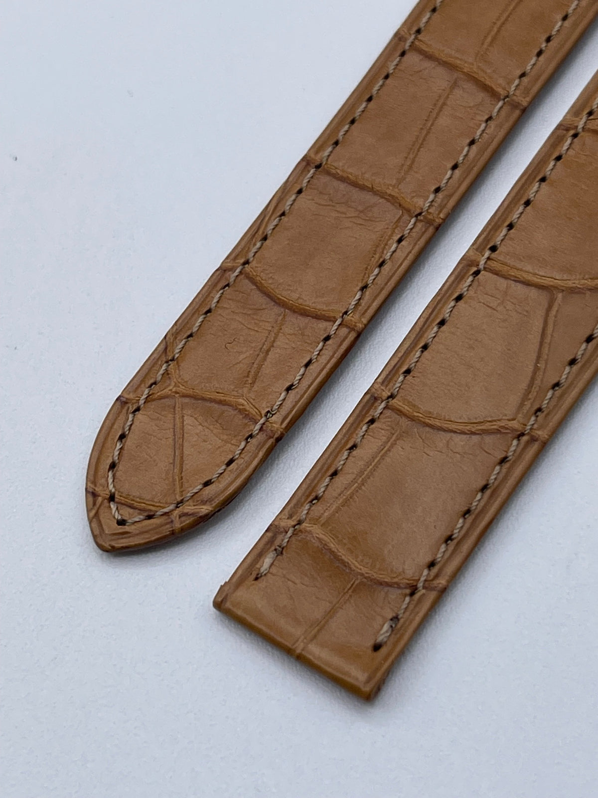 Cartier cinturino alligatore beige alligator KD1FHK55 17/16mm