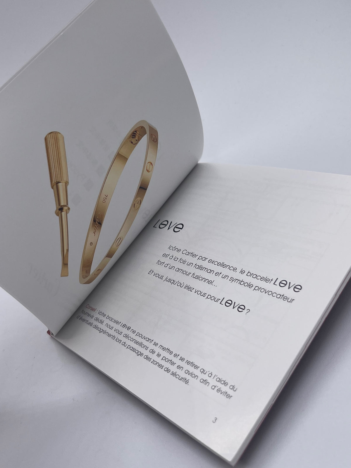 Love libretto istruzioni instruction booklet LI000053 anno year 2013