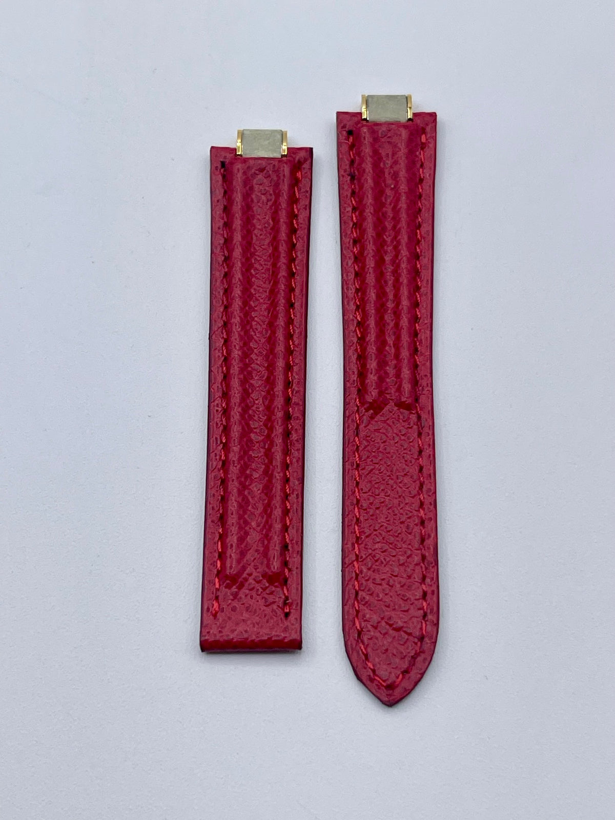 Cartier cinturino orologio vitello rosso red calf leather KD08E419 16/14mm