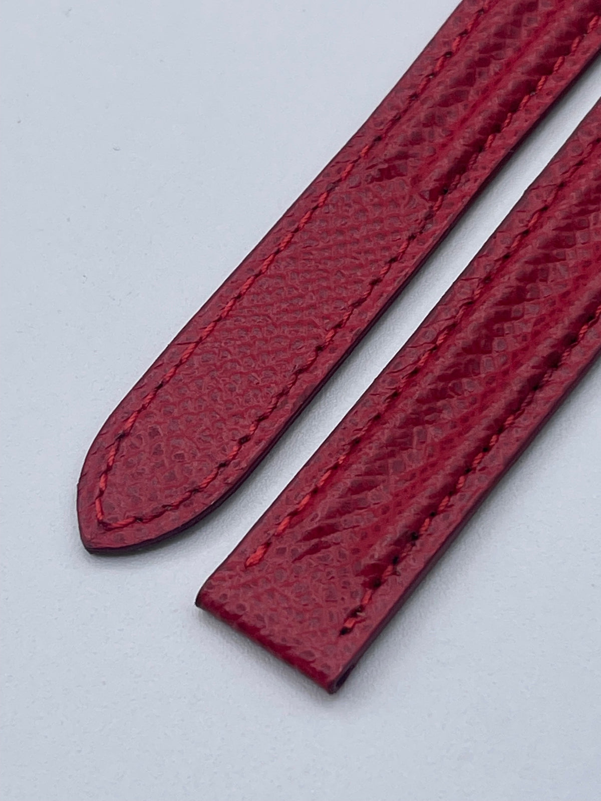 Cartier cinturino orologio vitello rosso red calf leather KD08E419 16/14mm