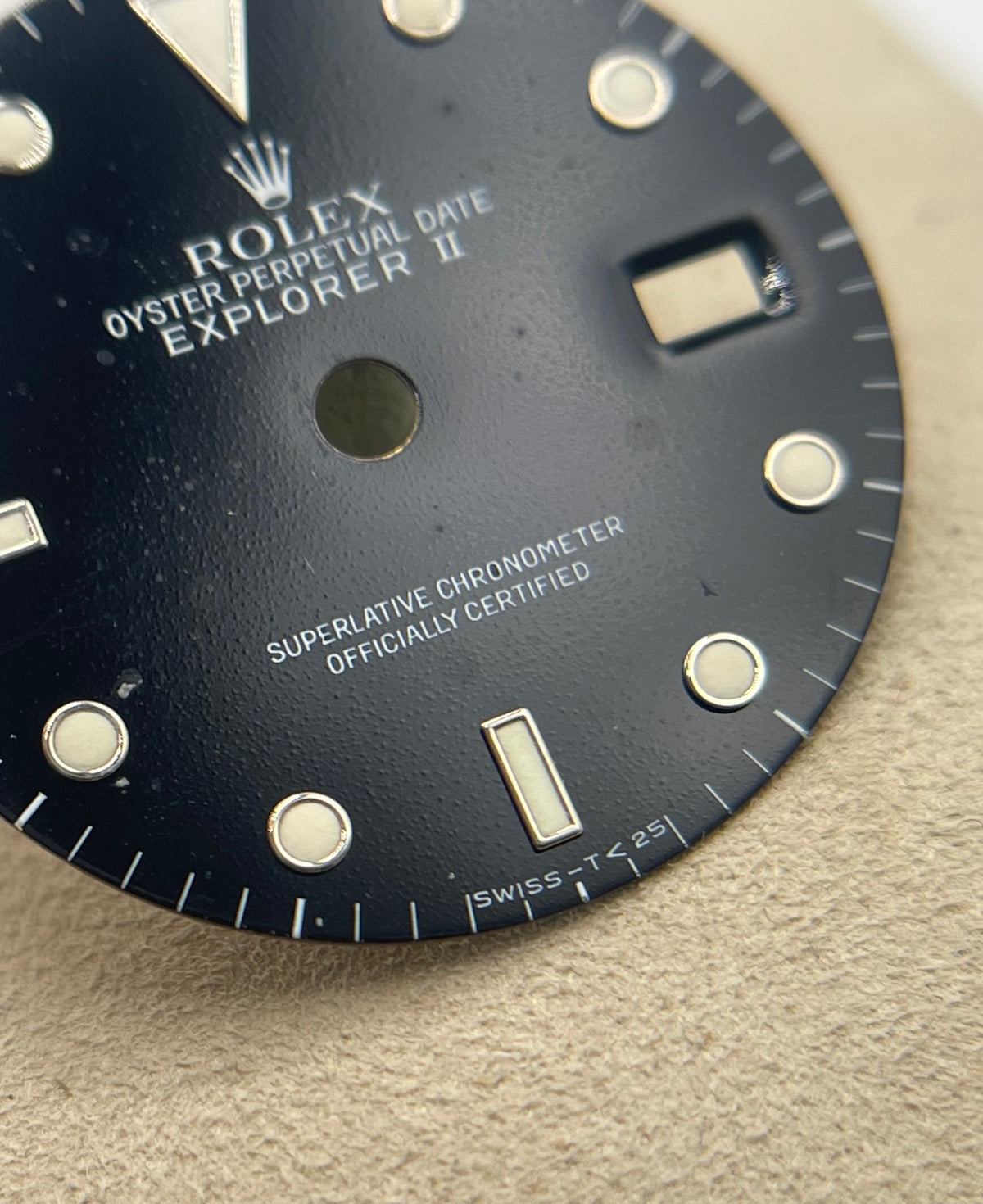 Rolex Explorer II 16570 quadrante nero black dial B13/16558-810-K1 cal 3185