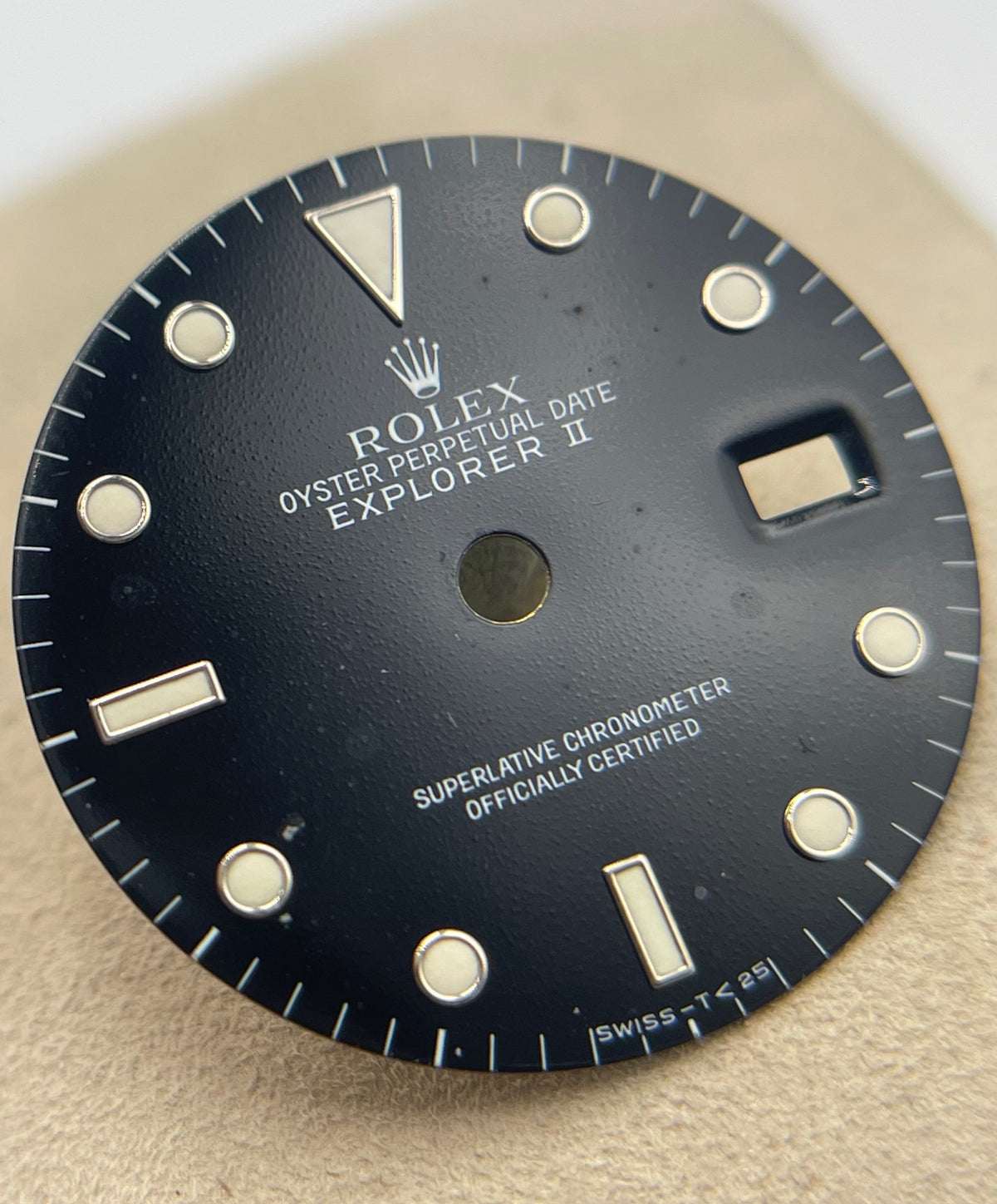 Rolex Explorer II 16570 quadrante nero black dial B13/16558-810-K1 cal 3185