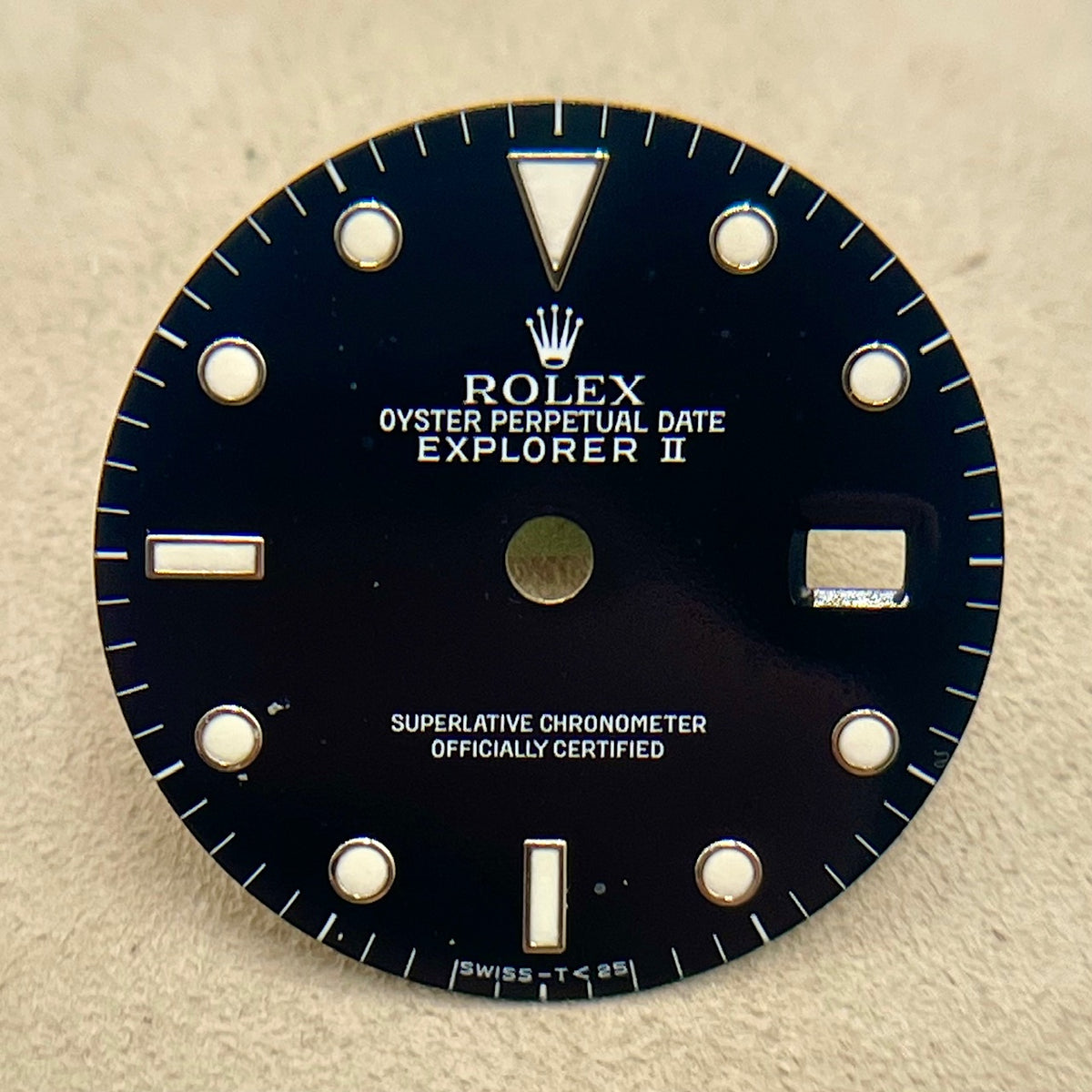 Rolex Explorer II 16570 quadrante nero black dial B13/16558-810-K1 cal 3185