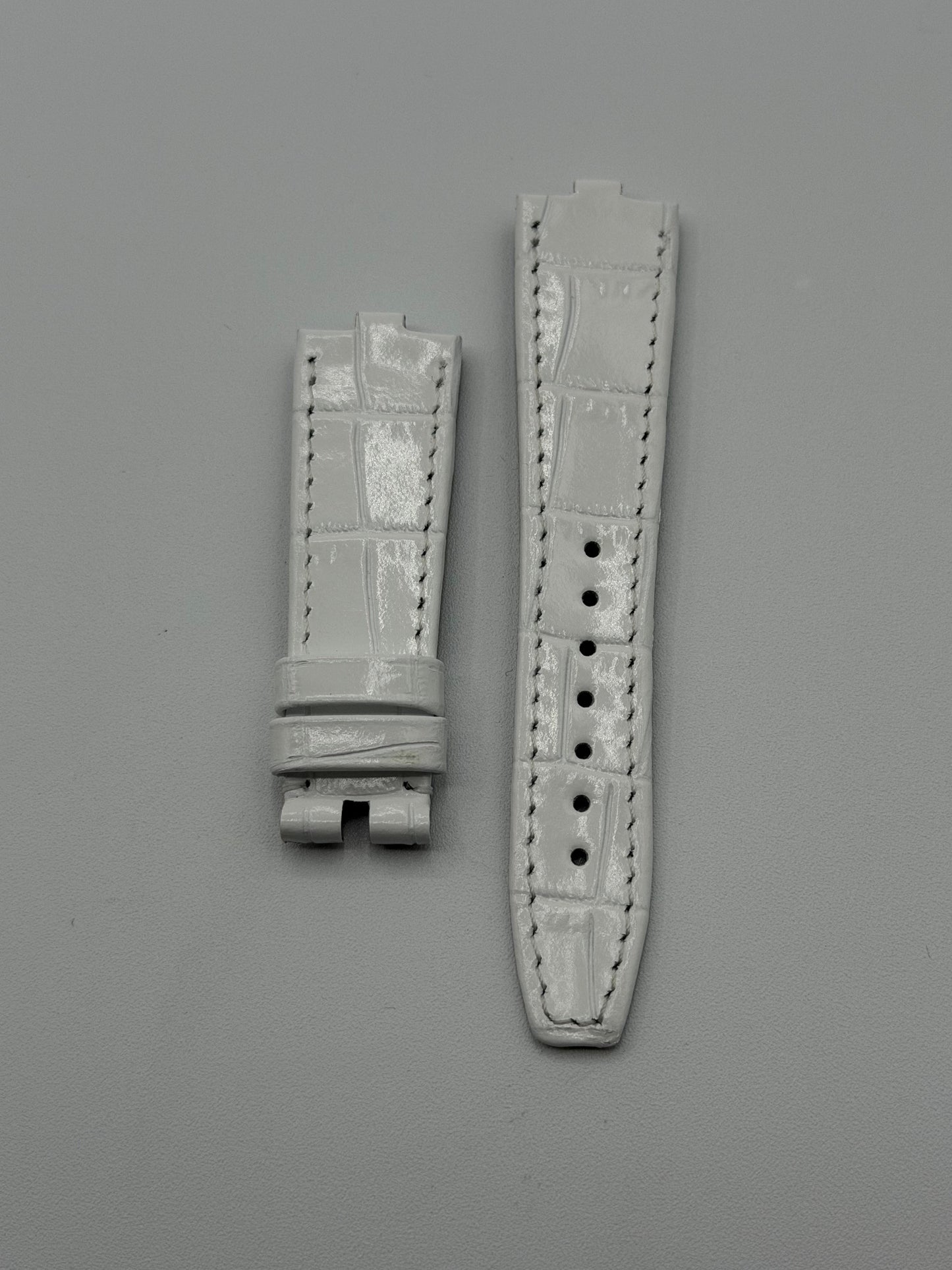 Vacheron Constantin Overseas cinturino pelle bianco white strap 20/16mm