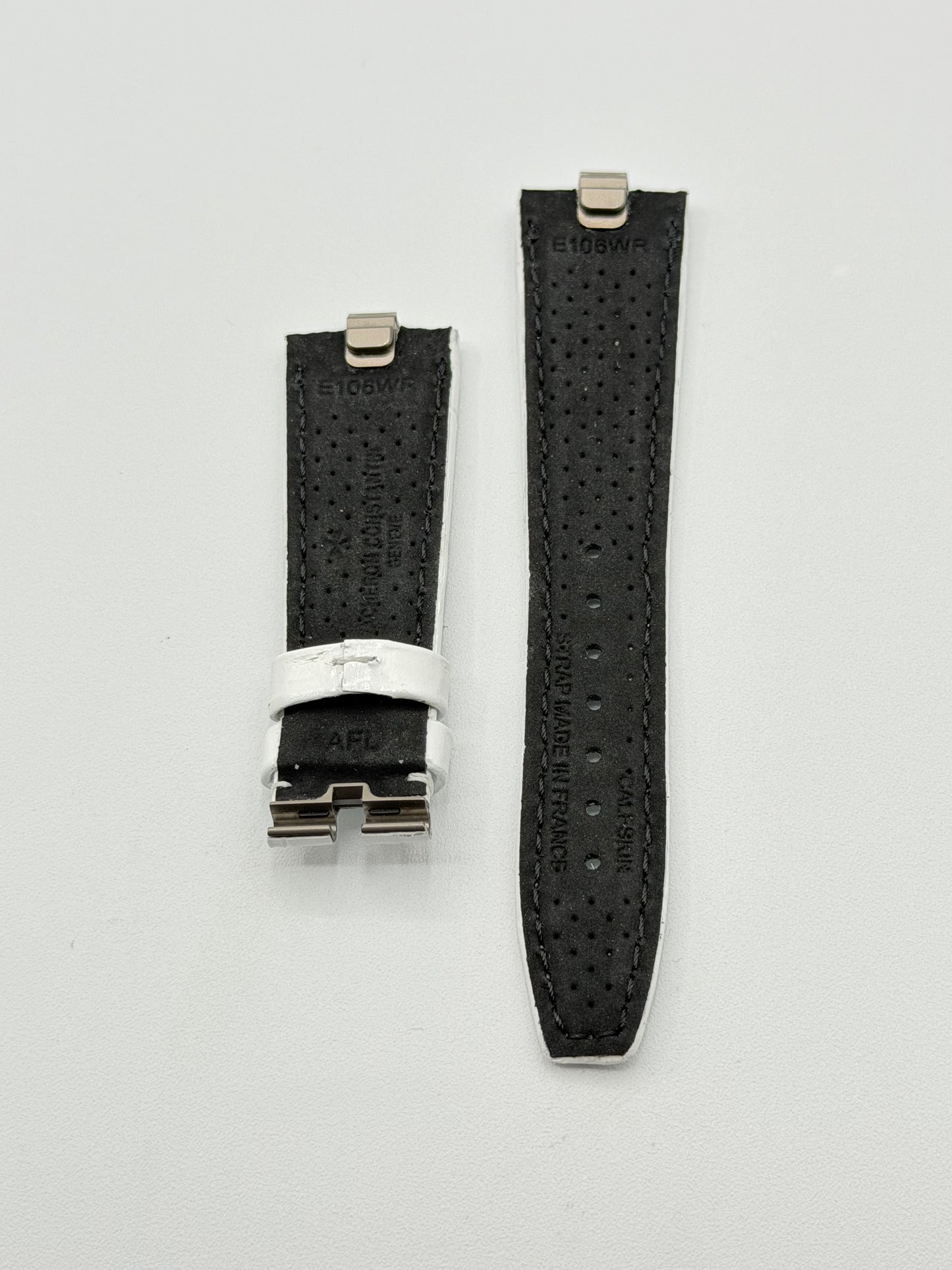 Vacheron Constantin Overseas cinturino pelle bianco white strap 20/16mm