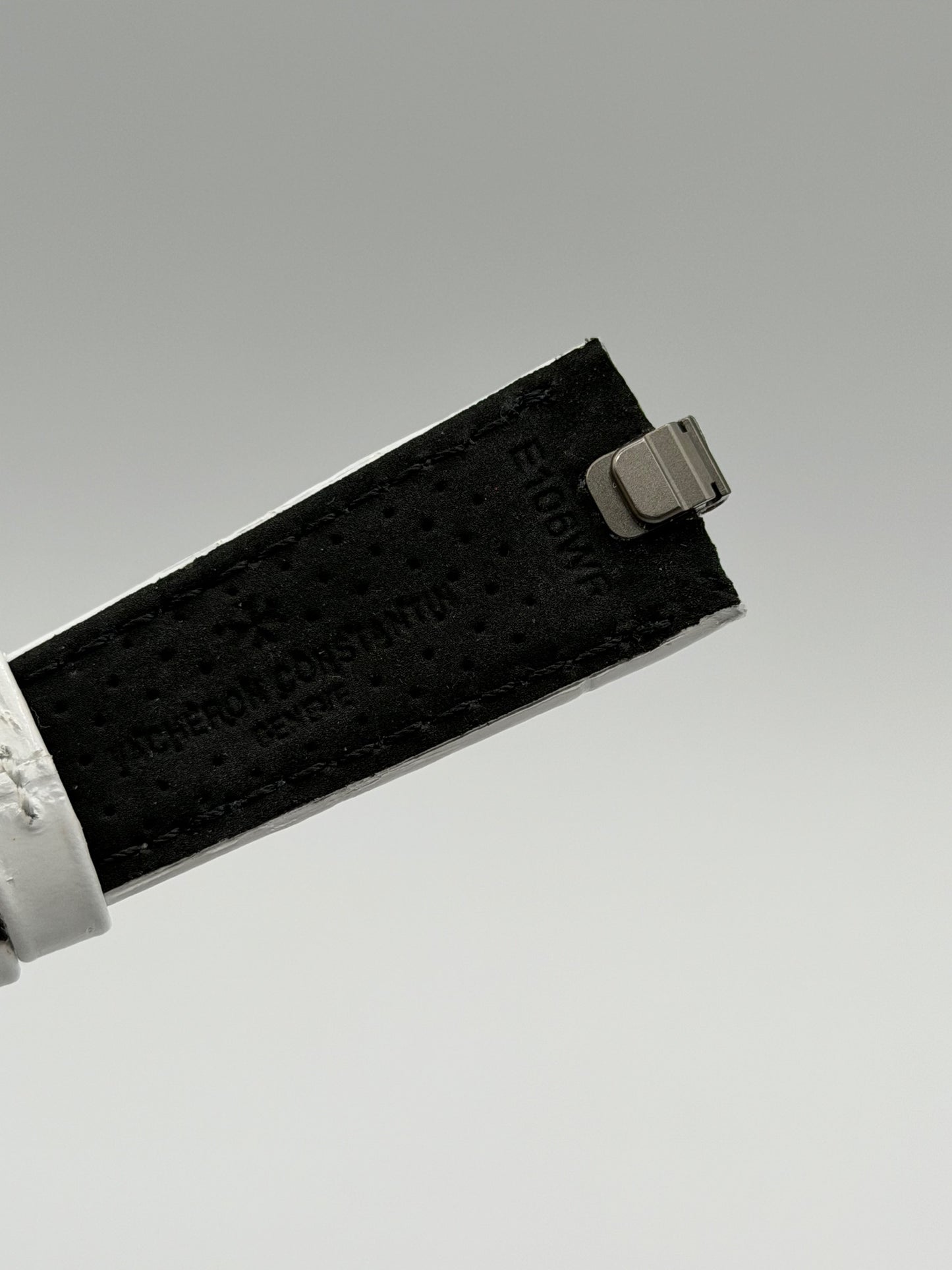 Vacheron Constantin Overseas cinturino pelle bianco white strap 20/16mm