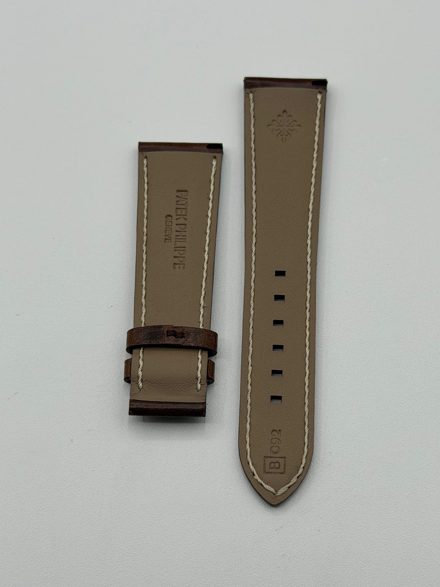 Patek Philippe cinturino pelle marrone brown leather strap 22/18mm