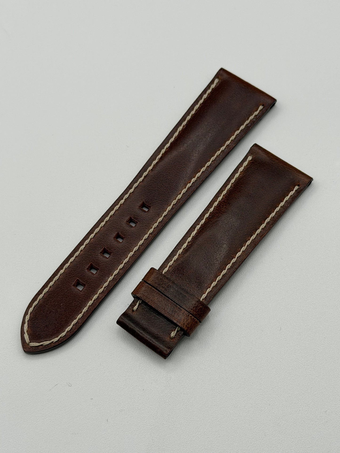 Patek Philippe cinturino pelle marrone brown leather strap 22/18mm