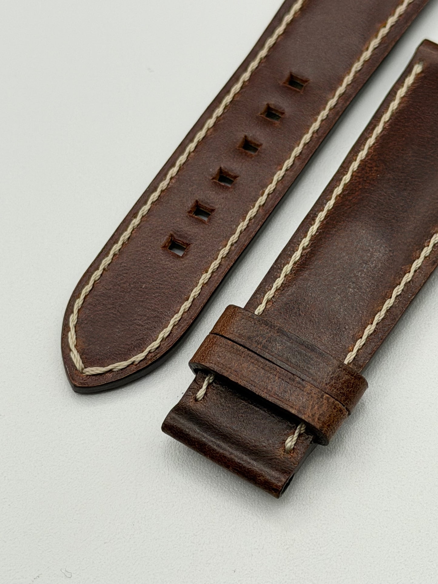 Patek Philippe cinturino pelle marrone brown leather strap 22/18mm