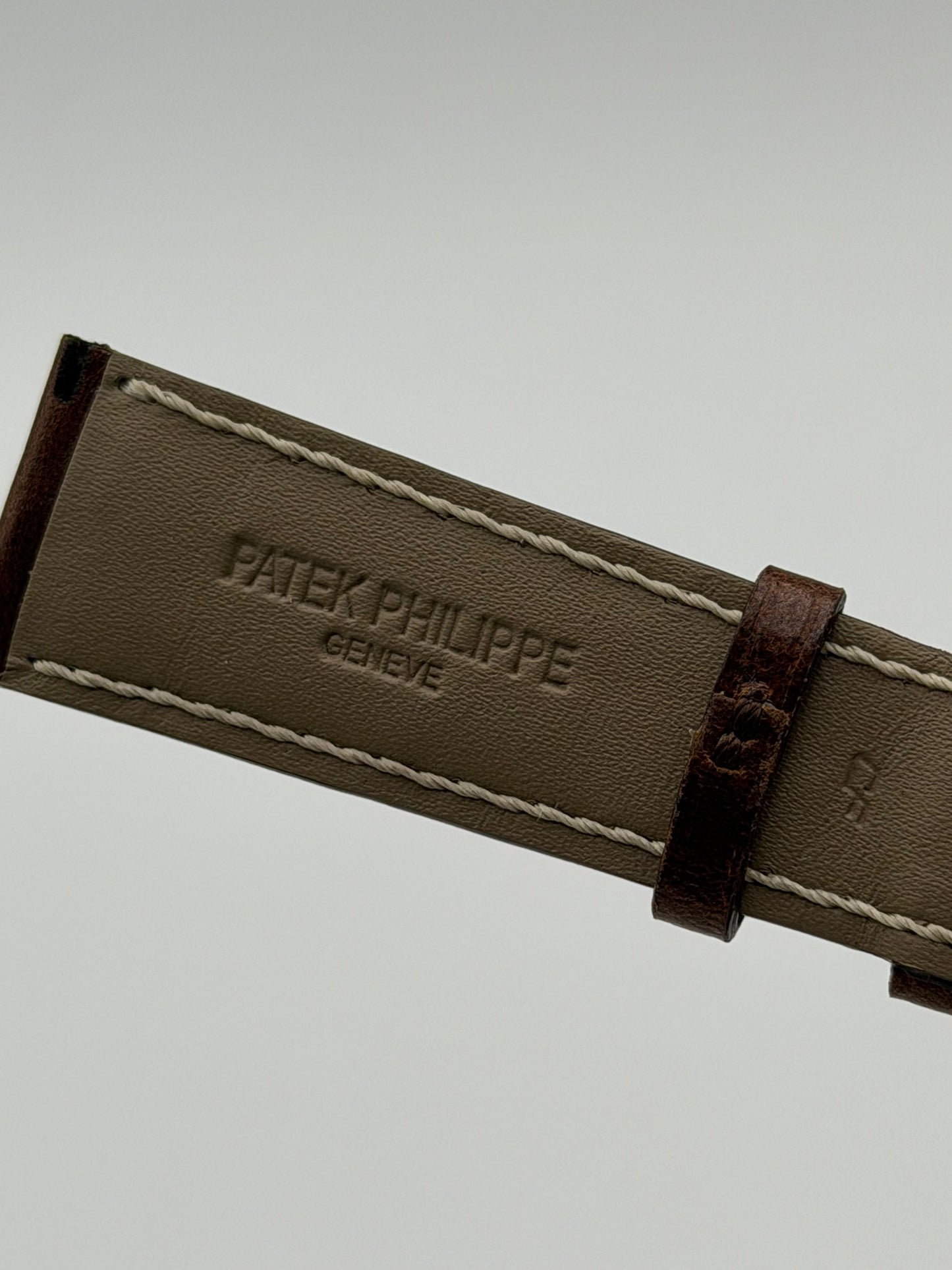 Patek Philippe cinturino pelle marrone brown leather strap 22/18mm