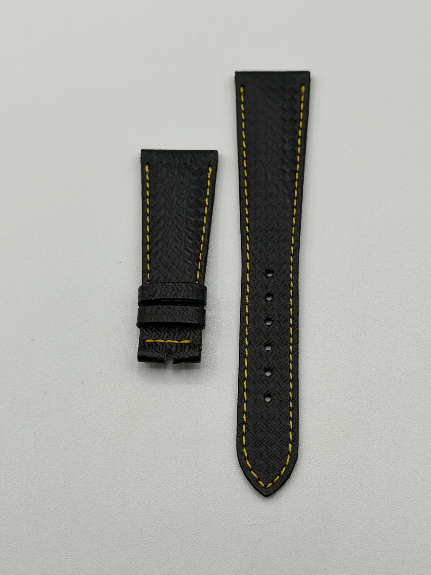 Patek Philippe Calatrava cinturino pelle nero techno leather strap 22/16mm