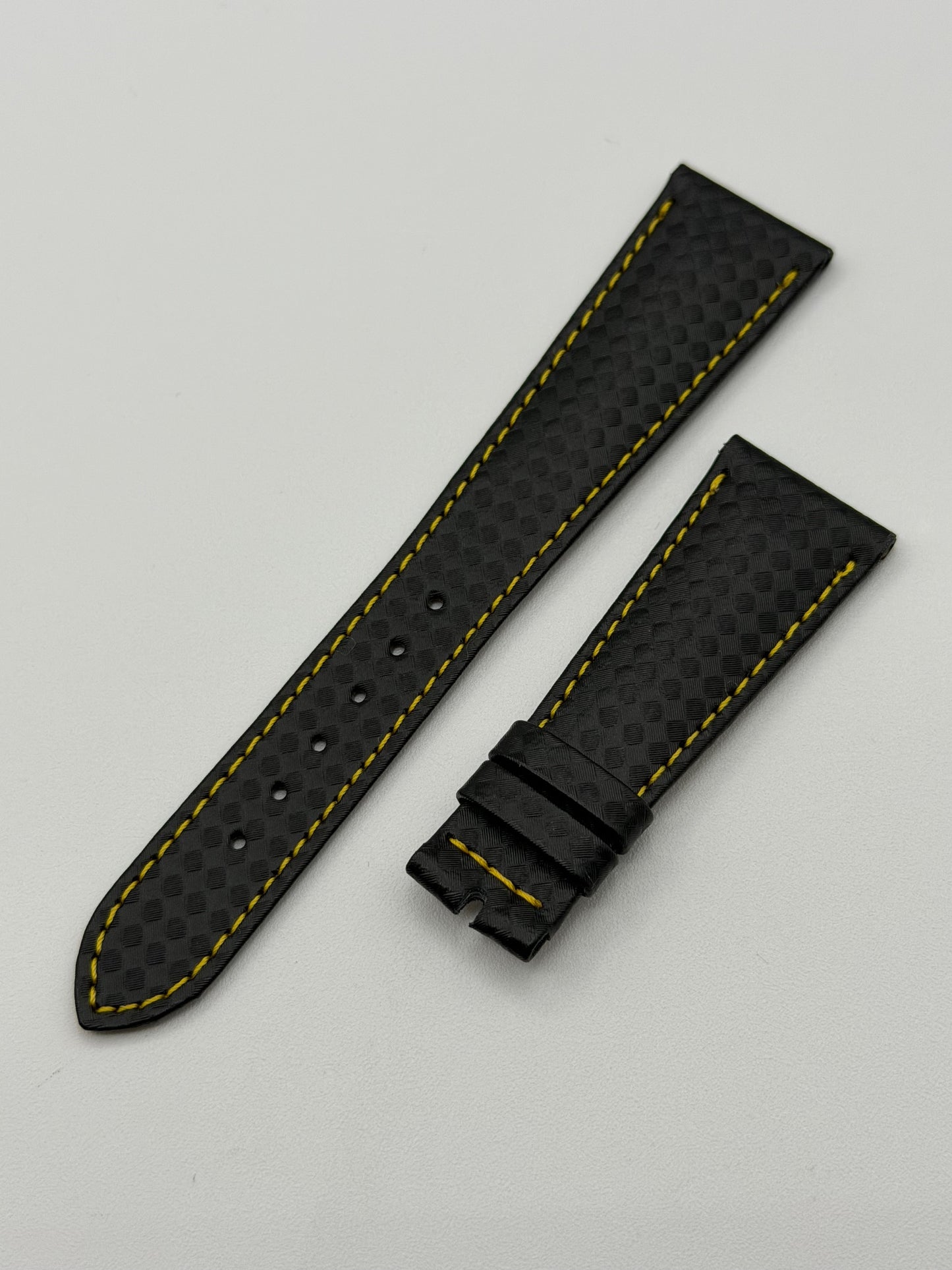 Patek Philippe Calatrava cinturino pelle nero techno leather strap 22/16mm