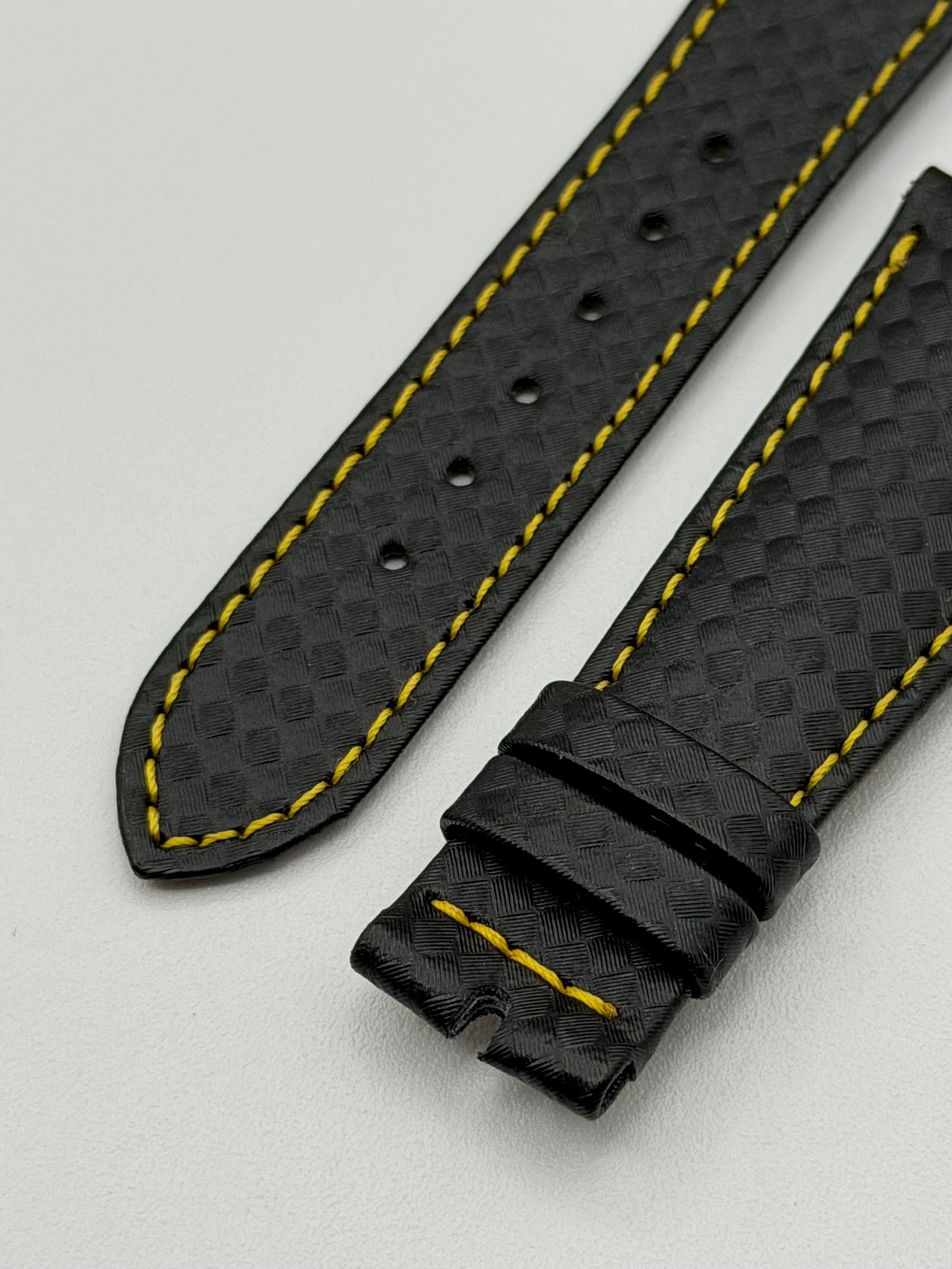 Patek Philippe Calatrava cinturino pelle nero techno leather strap 22/16mm