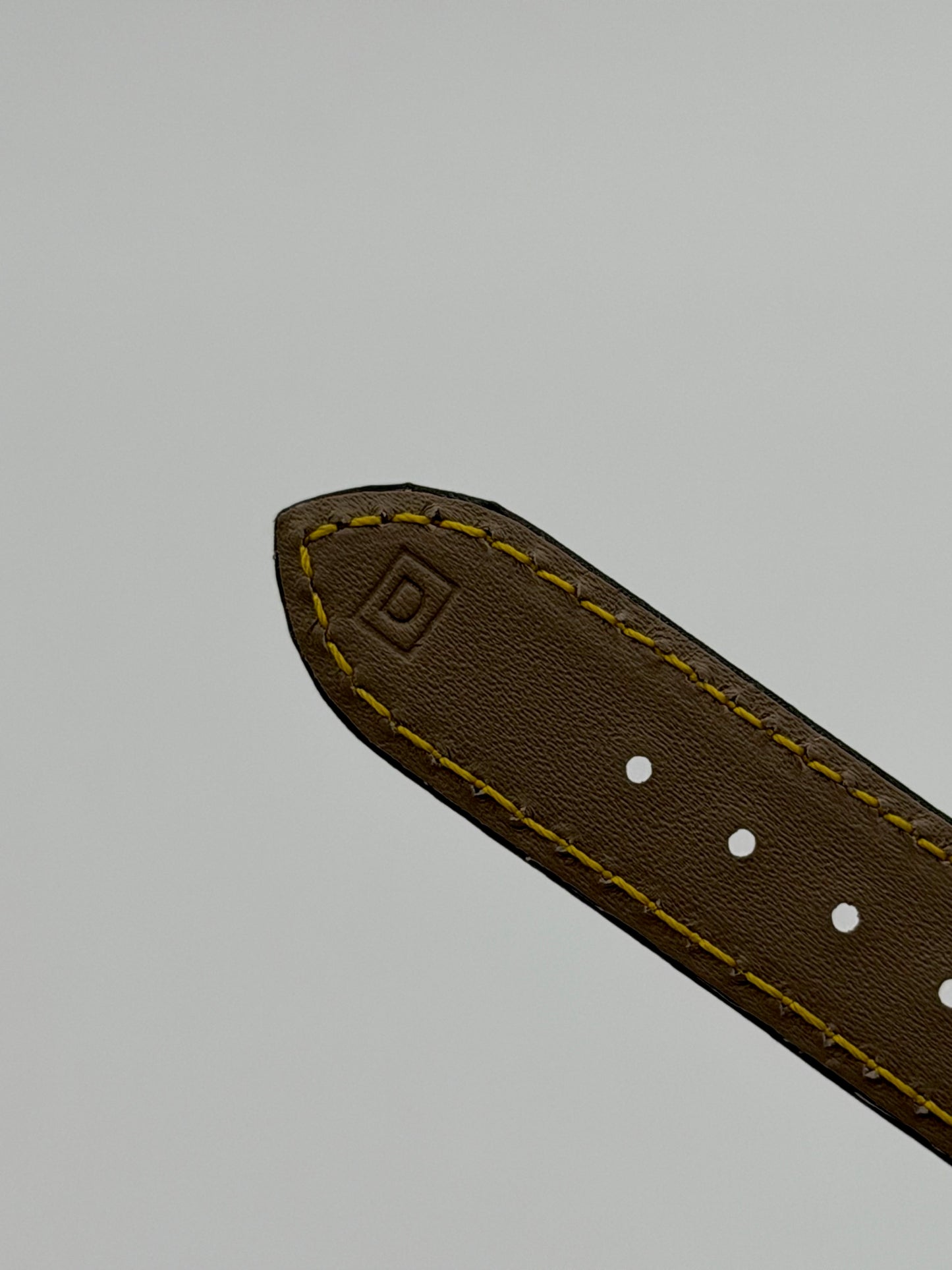 Patek Philippe Calatrava cinturino pelle nero techno leather strap 22/16mm