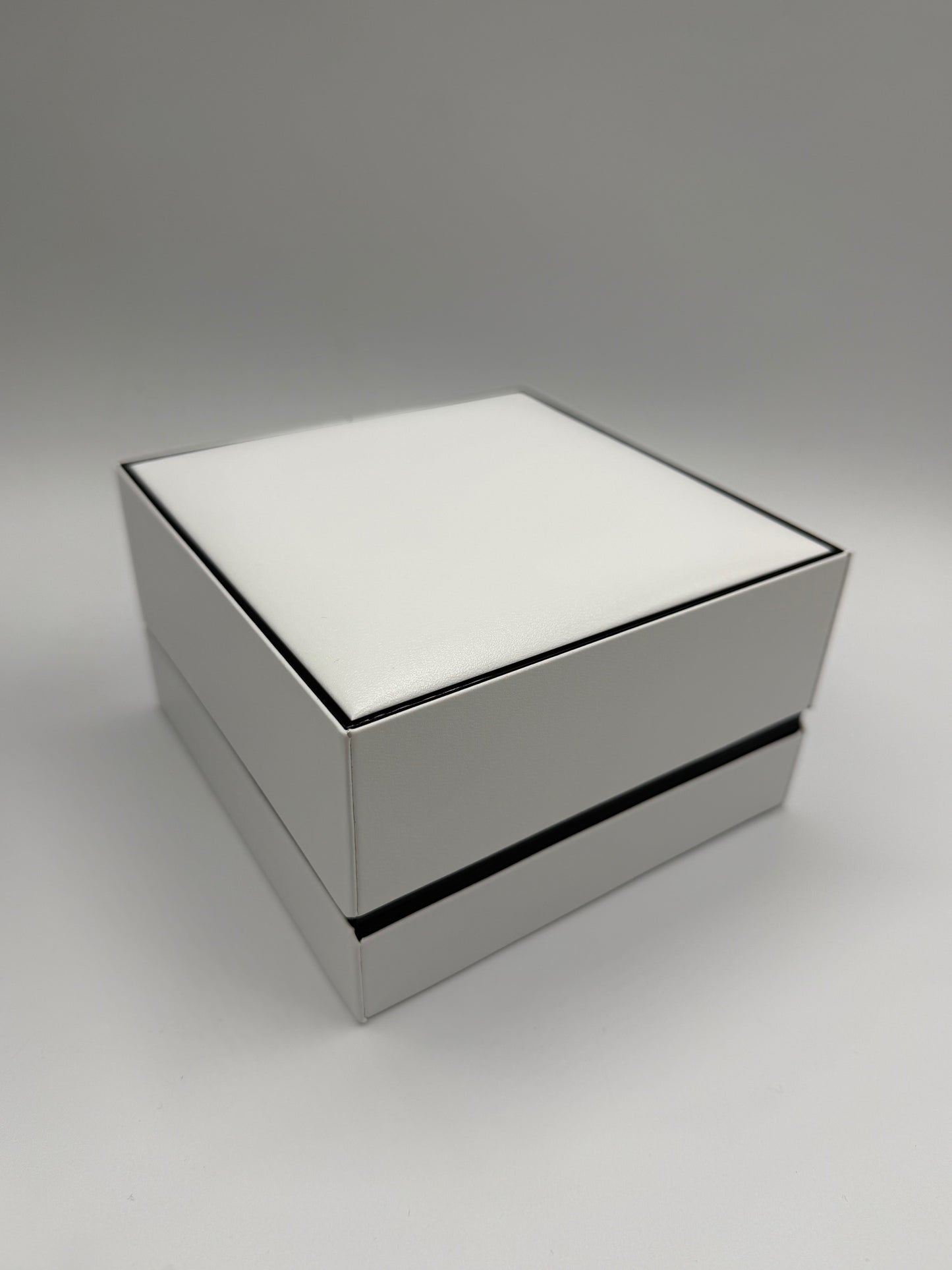 Chanel J12 scatola orologio watch box pelle bianca white leather