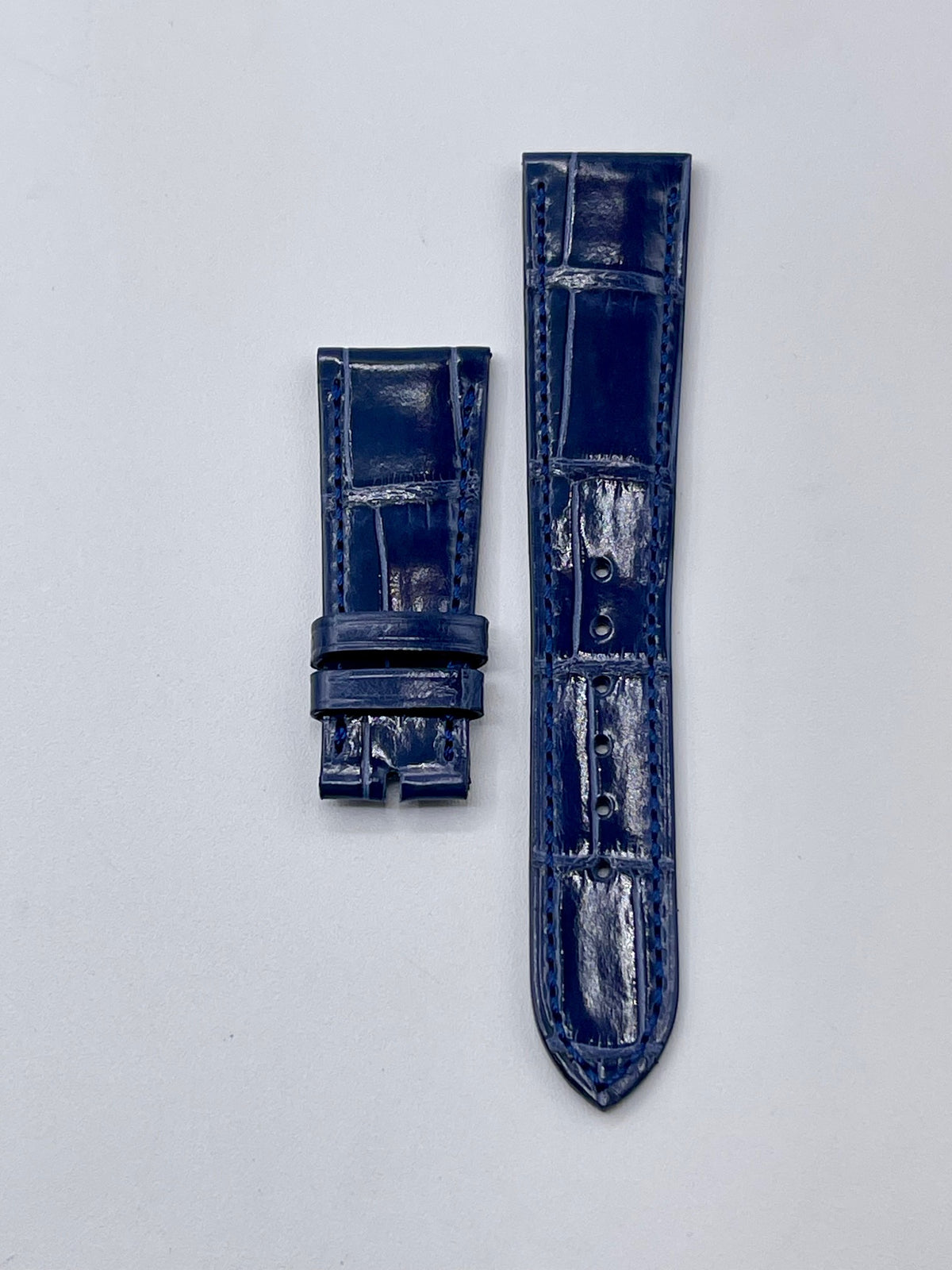 Patek Philippe cinturino alligatore blu blue strap 20/16mm