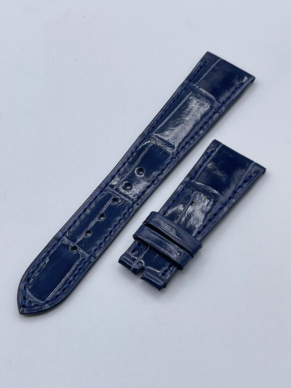 Patek Philippe cinturino alligatore blu blue strap 20/16mm