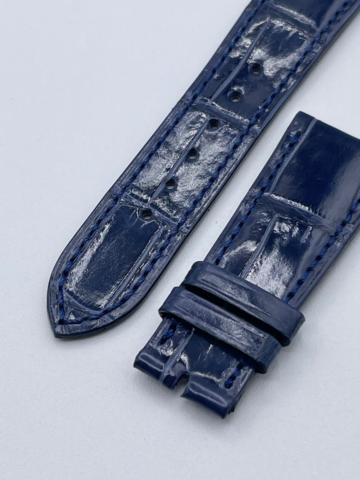 Patek Philippe cinturino alligatore blu blue strap 20/16mm
