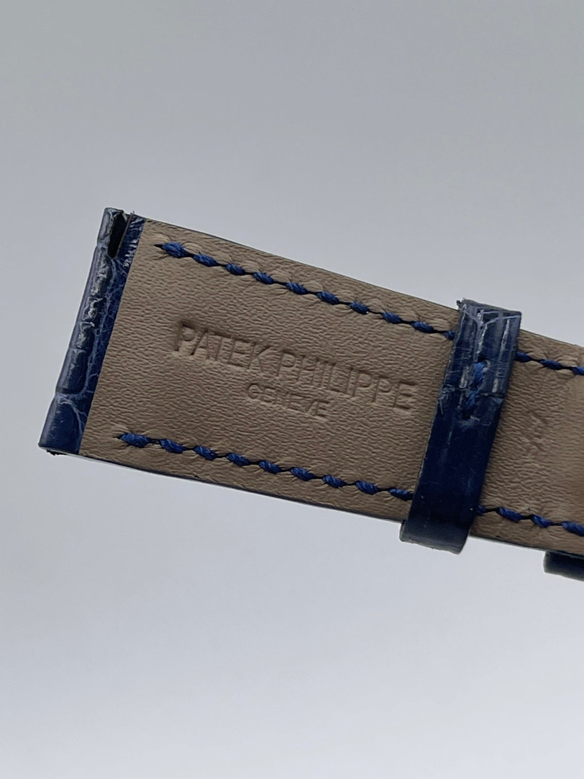 Patek Philippe cinturino alligatore blu blue strap 20/16mm