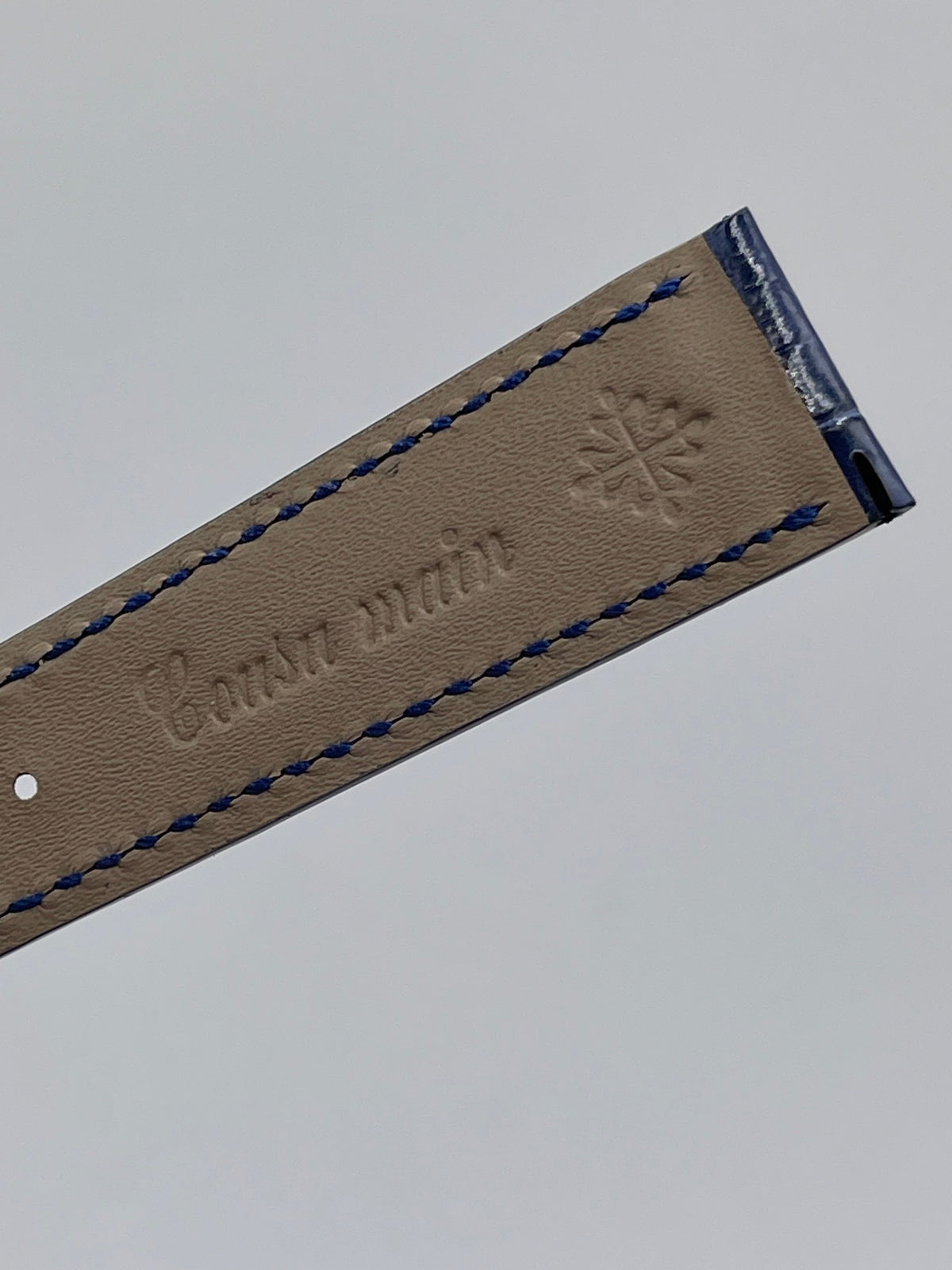Patek Philippe cinturino alligatore blu blue strap 20/16mm