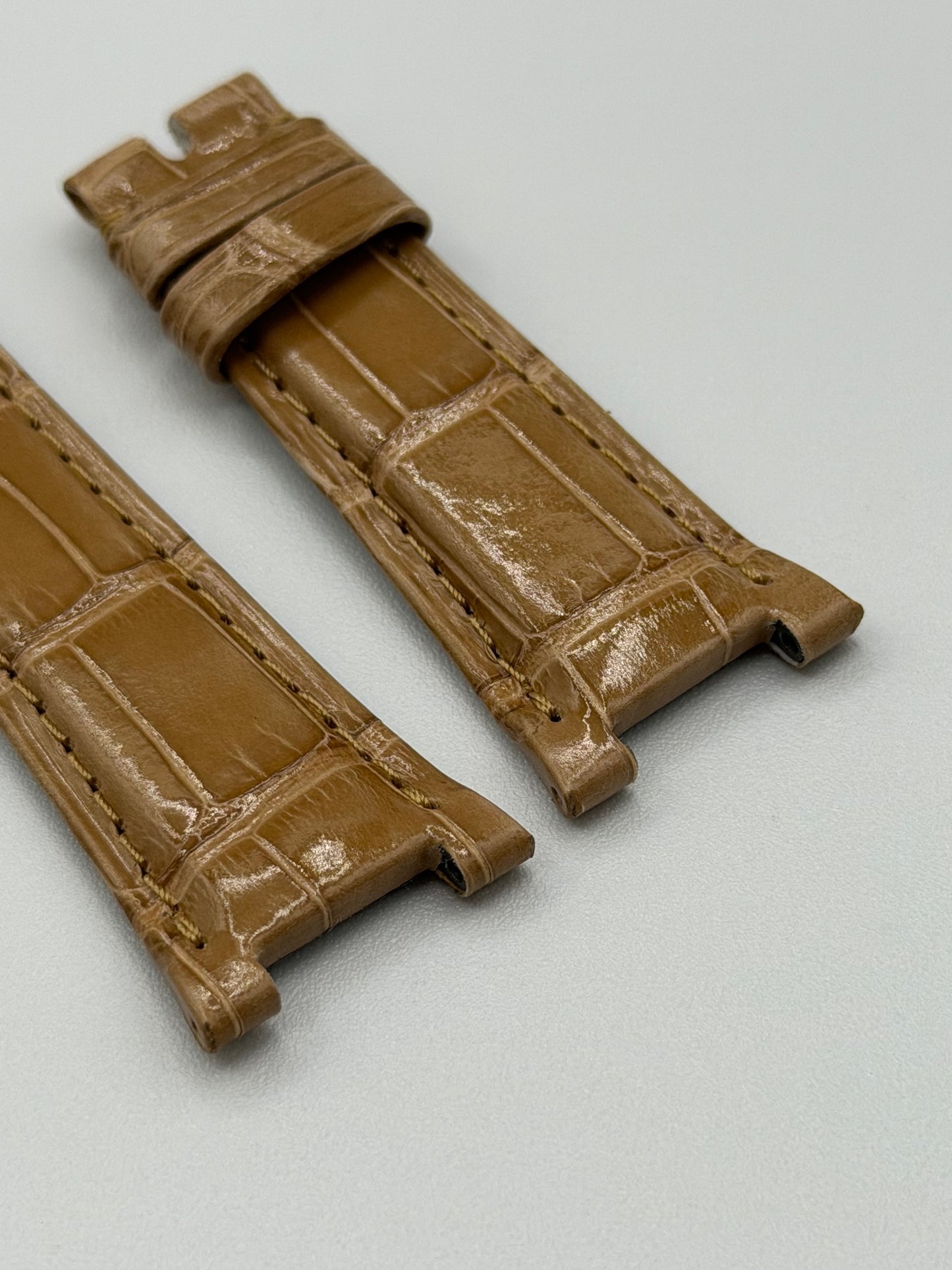 Patek Philippe Nautilus lady cinturino alligatore beige alligator strap 21/14mm