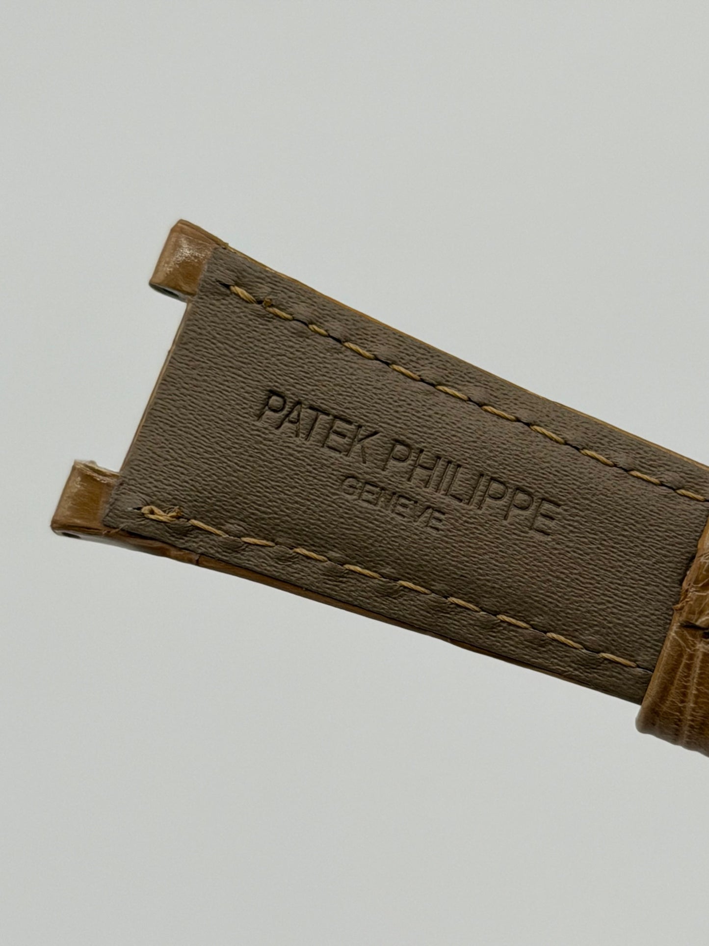 Patek Philippe Nautilus lady cinturino alligatore beige alligator strap 21/14mm