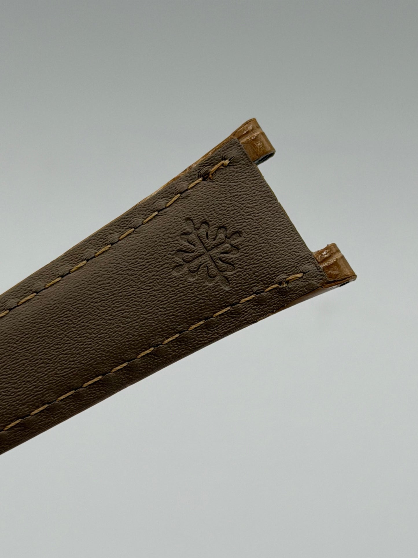 Patek Philippe Nautilus lady cinturino alligatore beige alligator strap 21/14mm