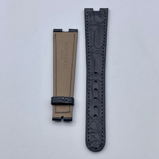 Patek Philippe Ellipse cinturino grigio grey strap 19/14mm