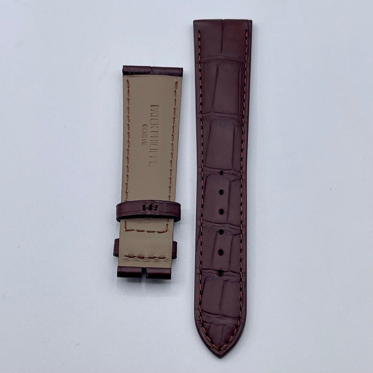 Patek Philippe Calatrava cinturino alligatore marrone brown 21/16mm