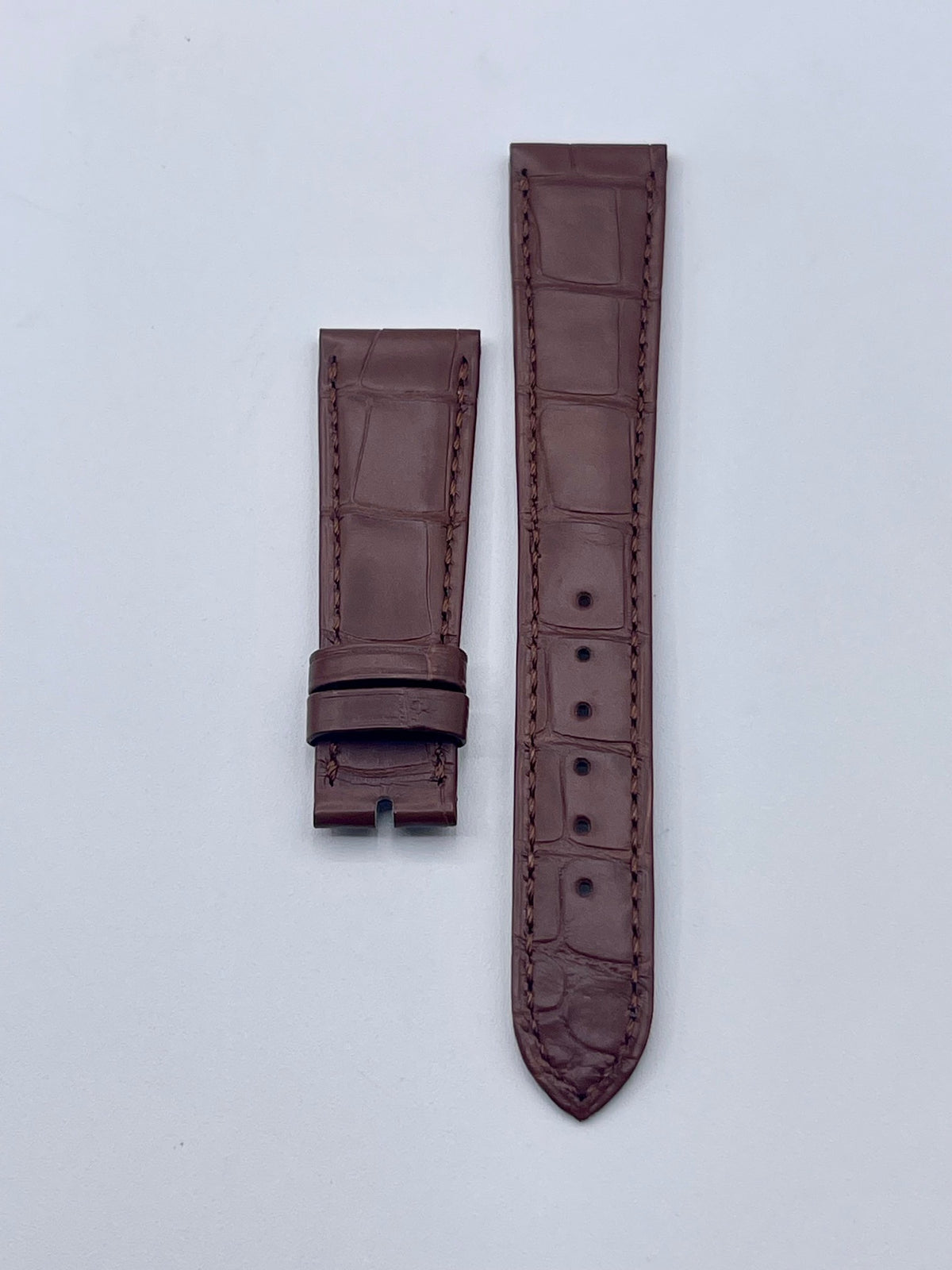 Patek Philippe cinturino alligatore marrone brown strap 20/16mm