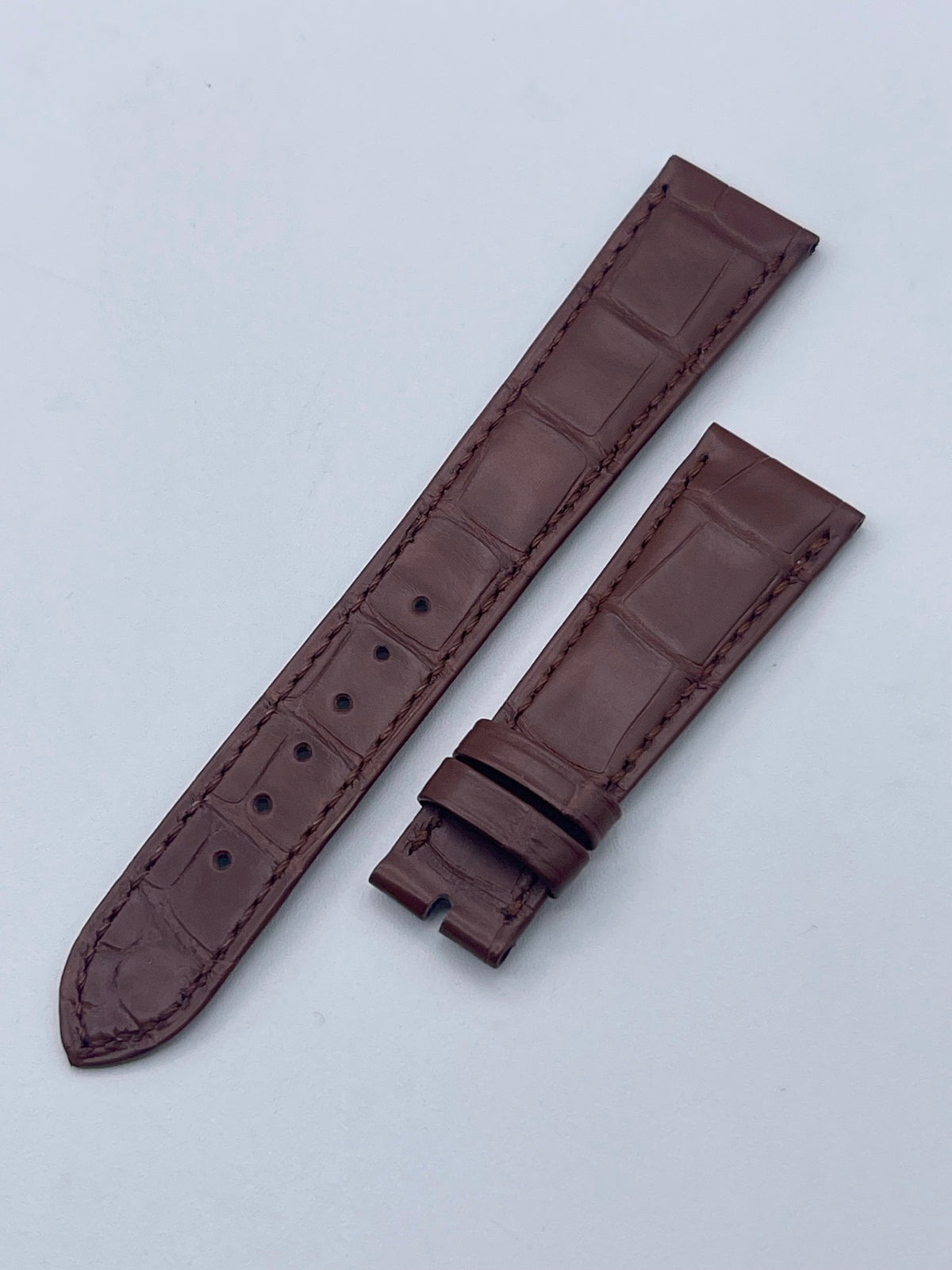 Patek Philippe cinturino alligatore marrone brown strap 20/16mm