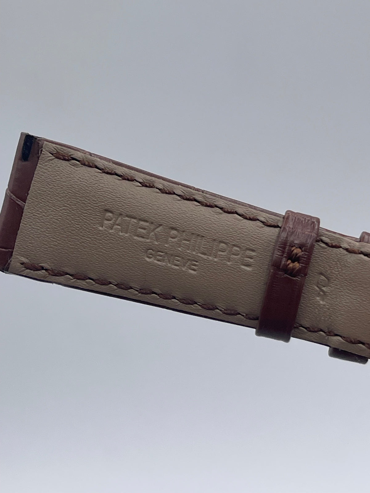 Patek Philippe cinturino alligatore marrone brown strap 20/16mm