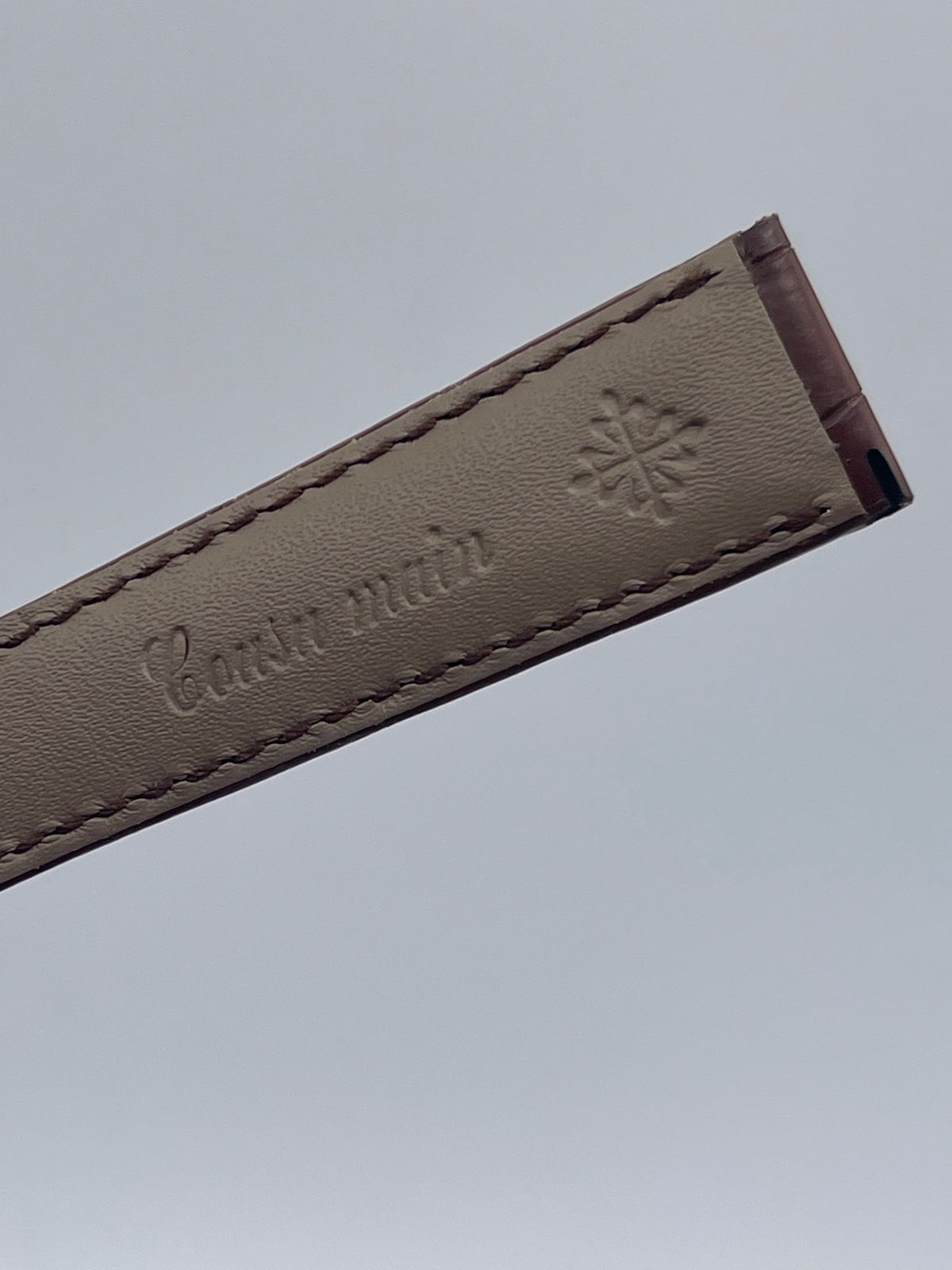Patek Philippe cinturino alligatore marrone brown strap 20/16mm