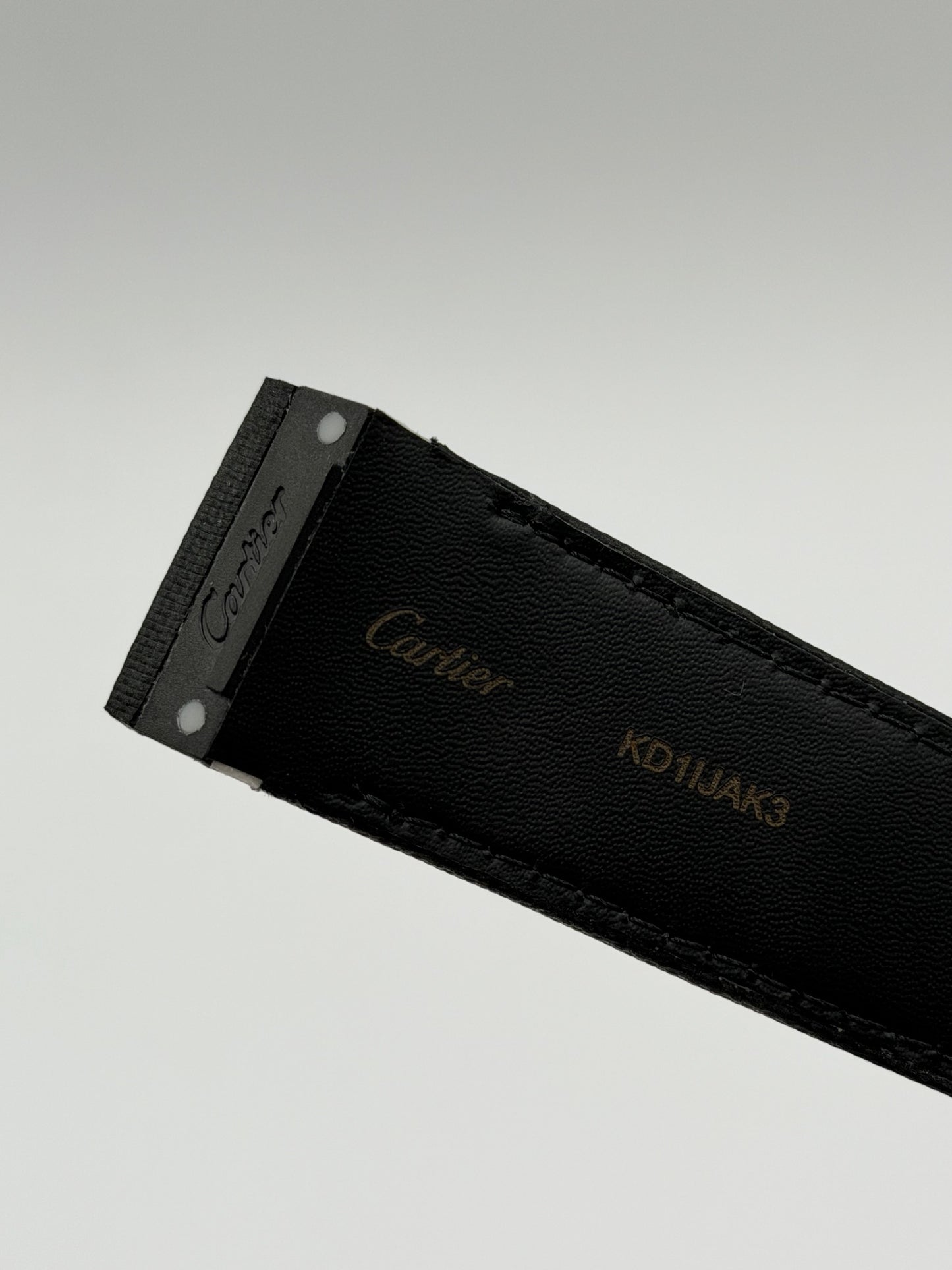 Cartier Santos 100 XL Chrono cinturino tessuto nero black KD1IJAK3 24.5/21mm
