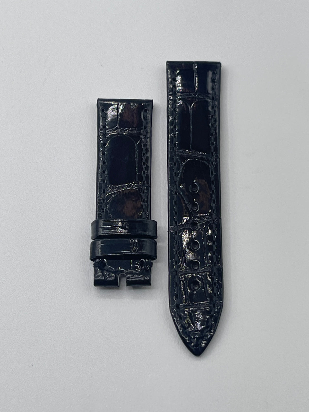 Breguet Classique 9068 alligatore watch strap nero black 17/16mm