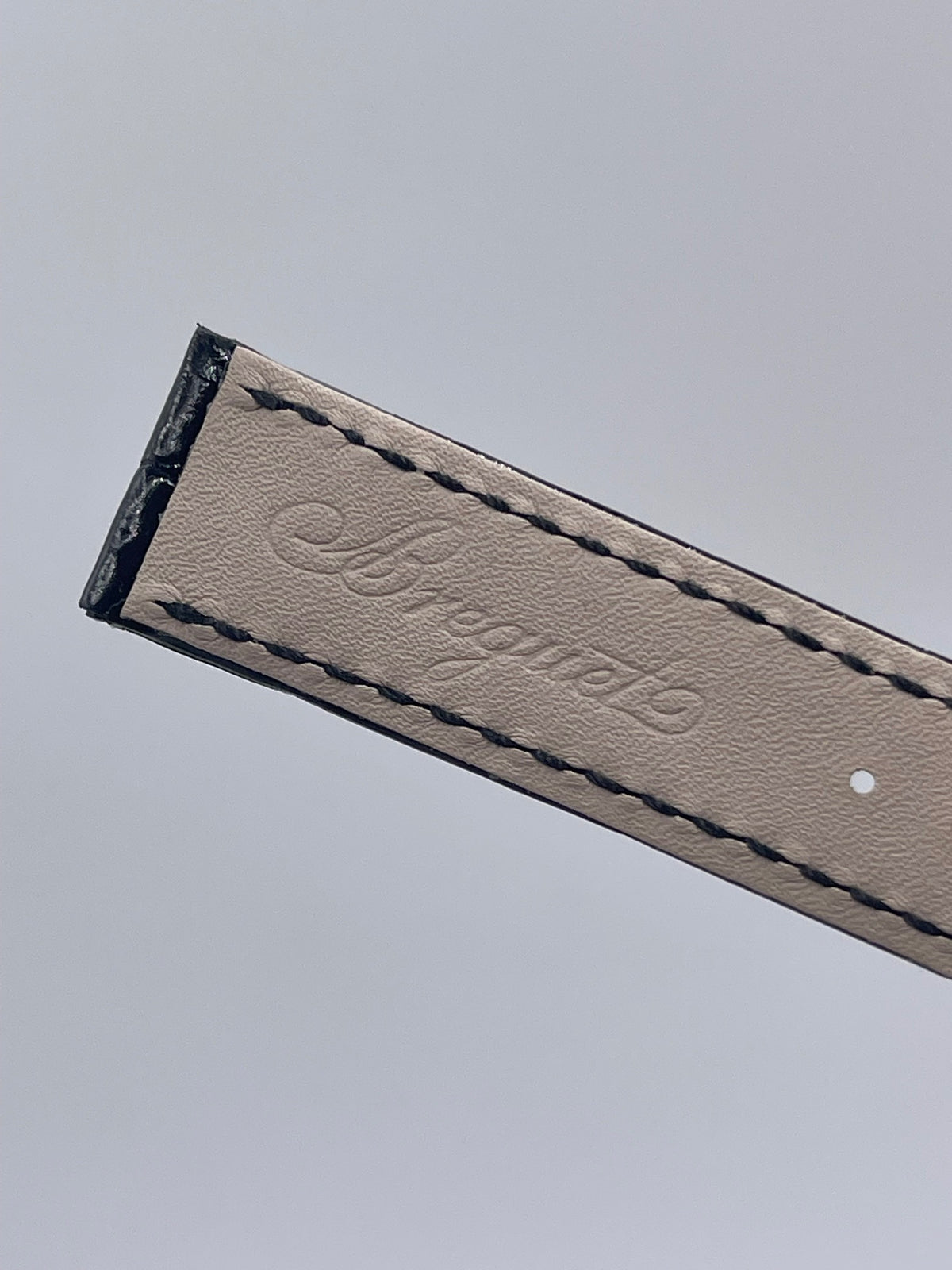 Breguet Classique 9068 alligatore watch strap nero black 17/16mm
