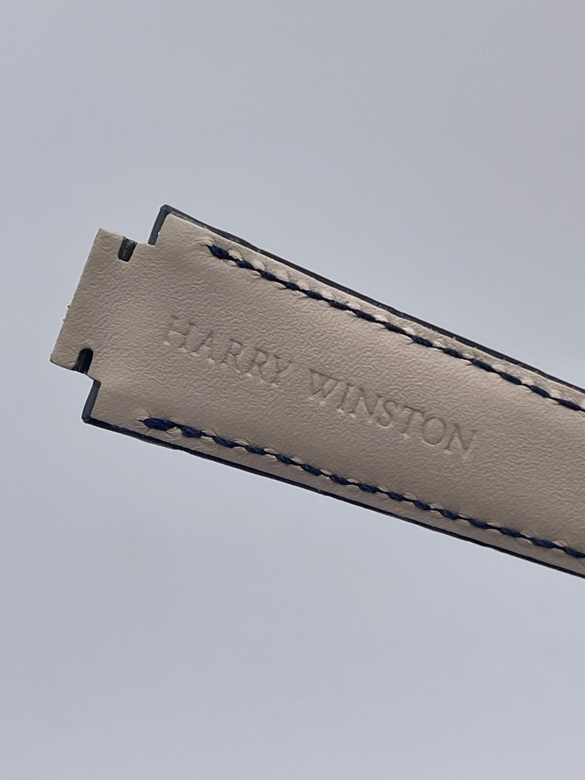 Harry Winston Tourbillon cinturino alligatore blu blue strap 21(13.6mm)/16mm