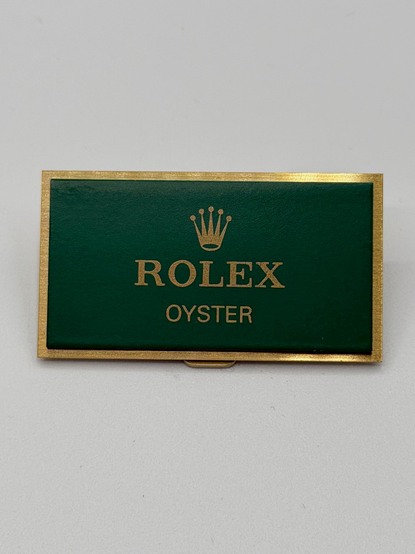Rolex Oyster targa esposizione