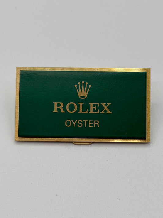 Rolex Oyster targa esposizione