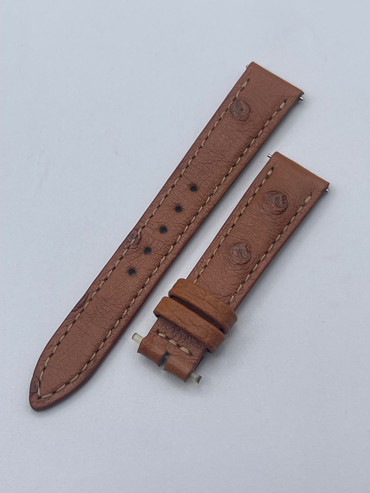 Jaeger Le-Coultre Rendez Vous 29 watch strap struzzo ostrich brown 14/12mm